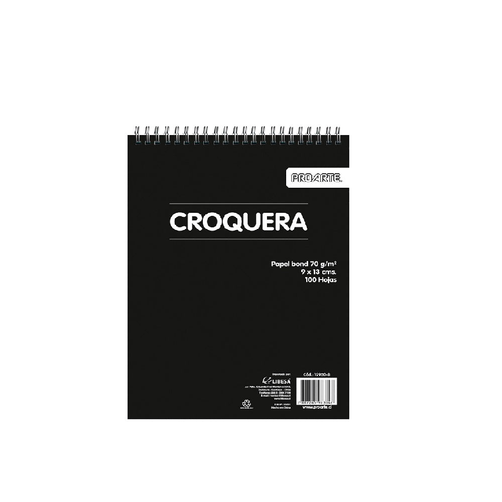 croquera 9x13
