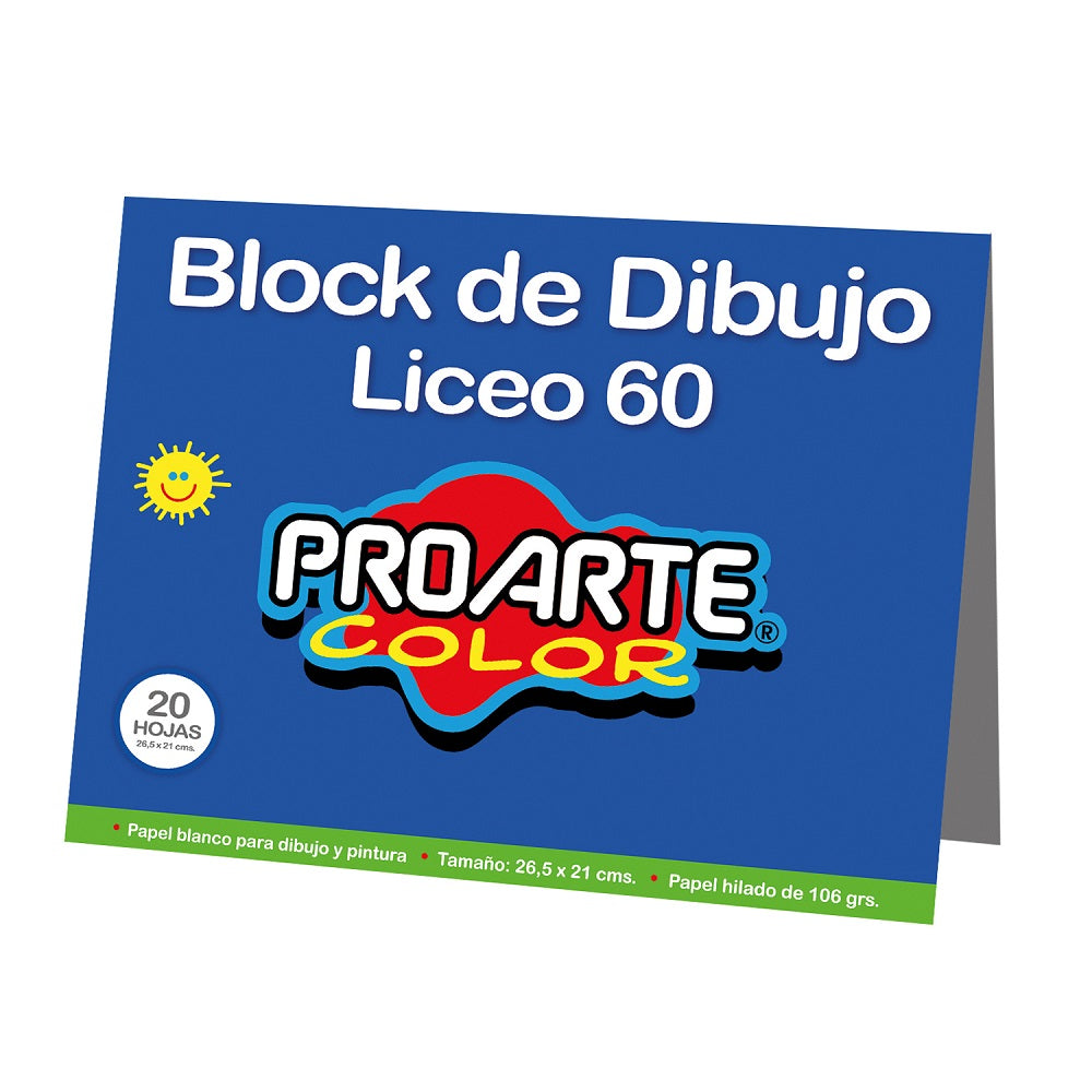 block de dibujo liceo 60