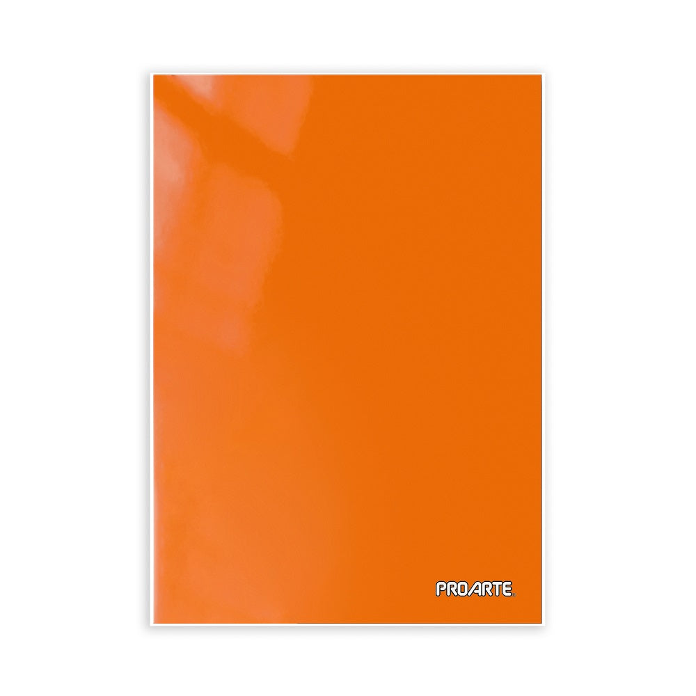 Carpeta Plastificada Oficio Naranja Proarte