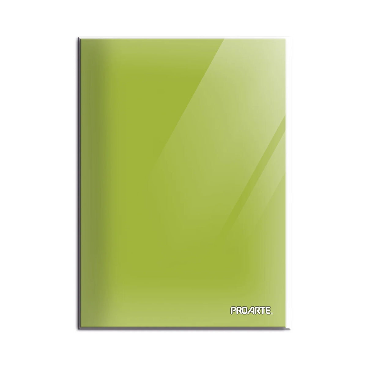 Carpeta Plastificada Con Acoclip Plástico Oficio Verde Claro Proarte