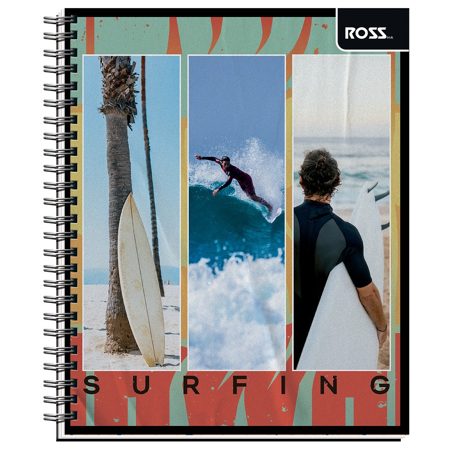 Cuaderno Universitario Sport Kids 100hjs 7mm Ross
