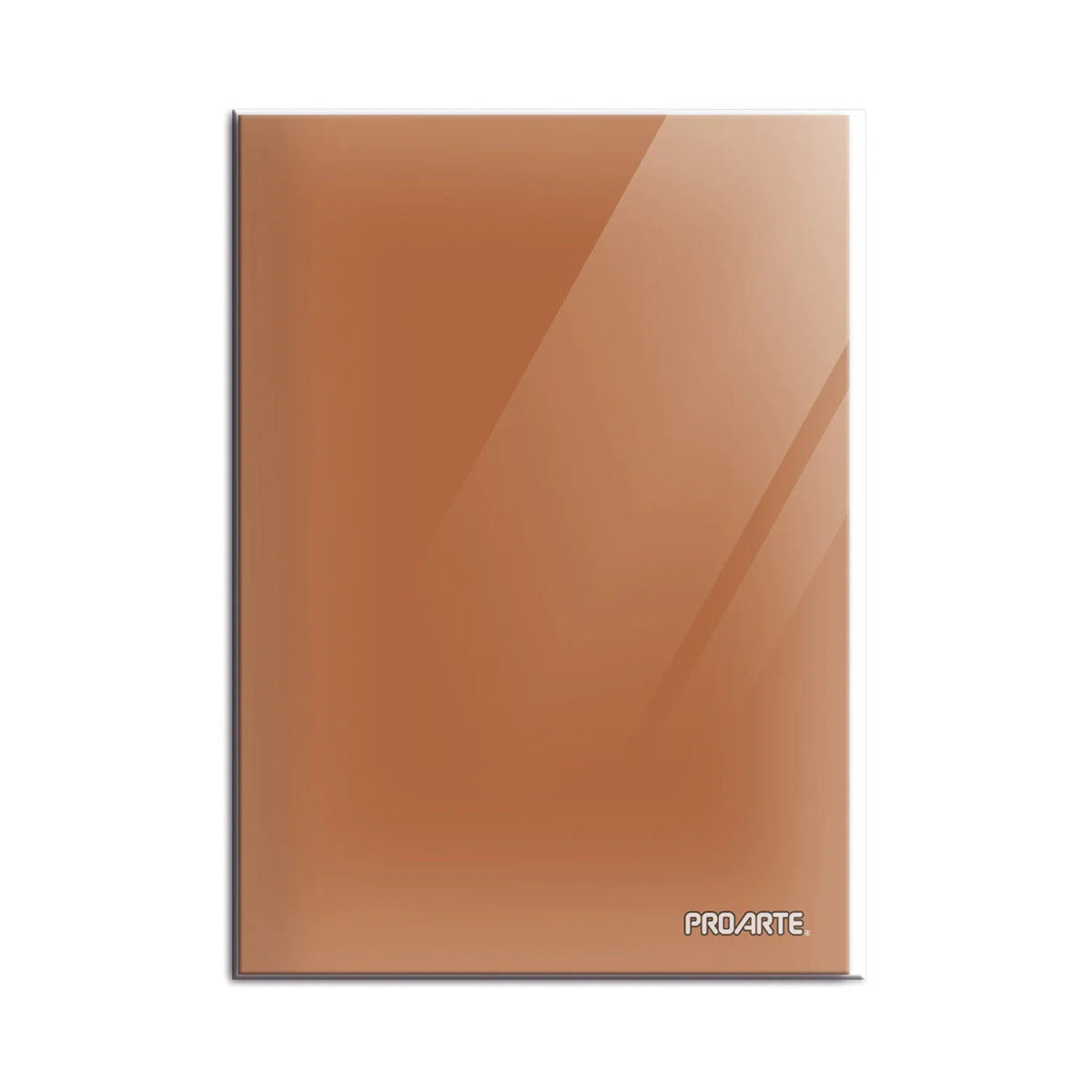 Carpeta con acoclip café