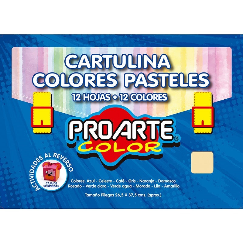 CARTULINA COLORES PASTEL