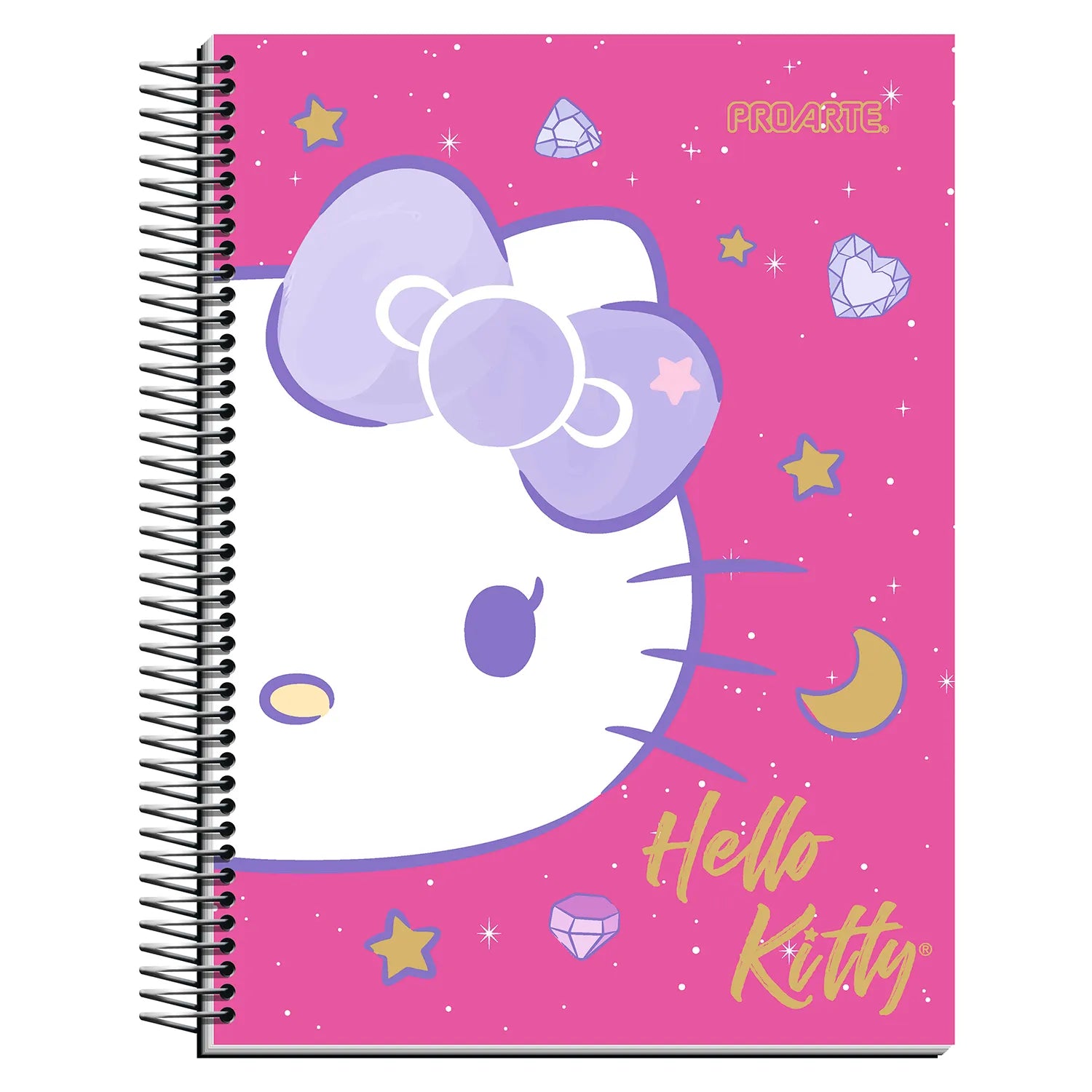 cuaderno triple hello kitty