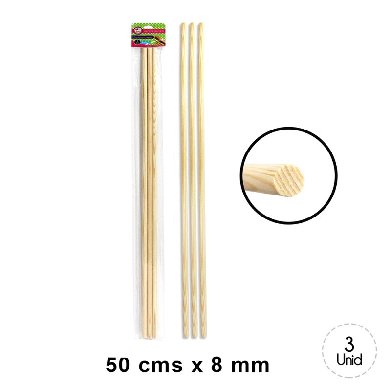 palos de maqueta redondo