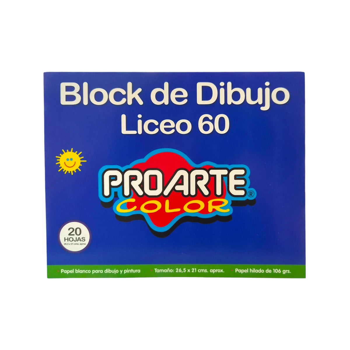 block de dibujo liceo 60