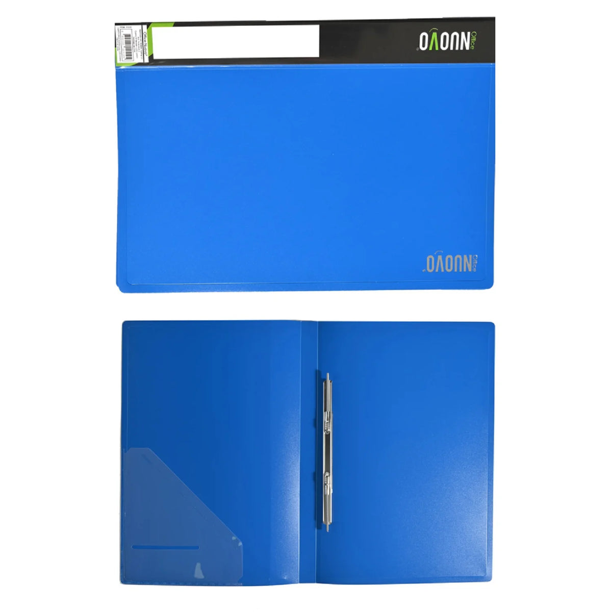 Carpeta Plástica con Gusano Metálico Oficio Nuovo — Color a Elección