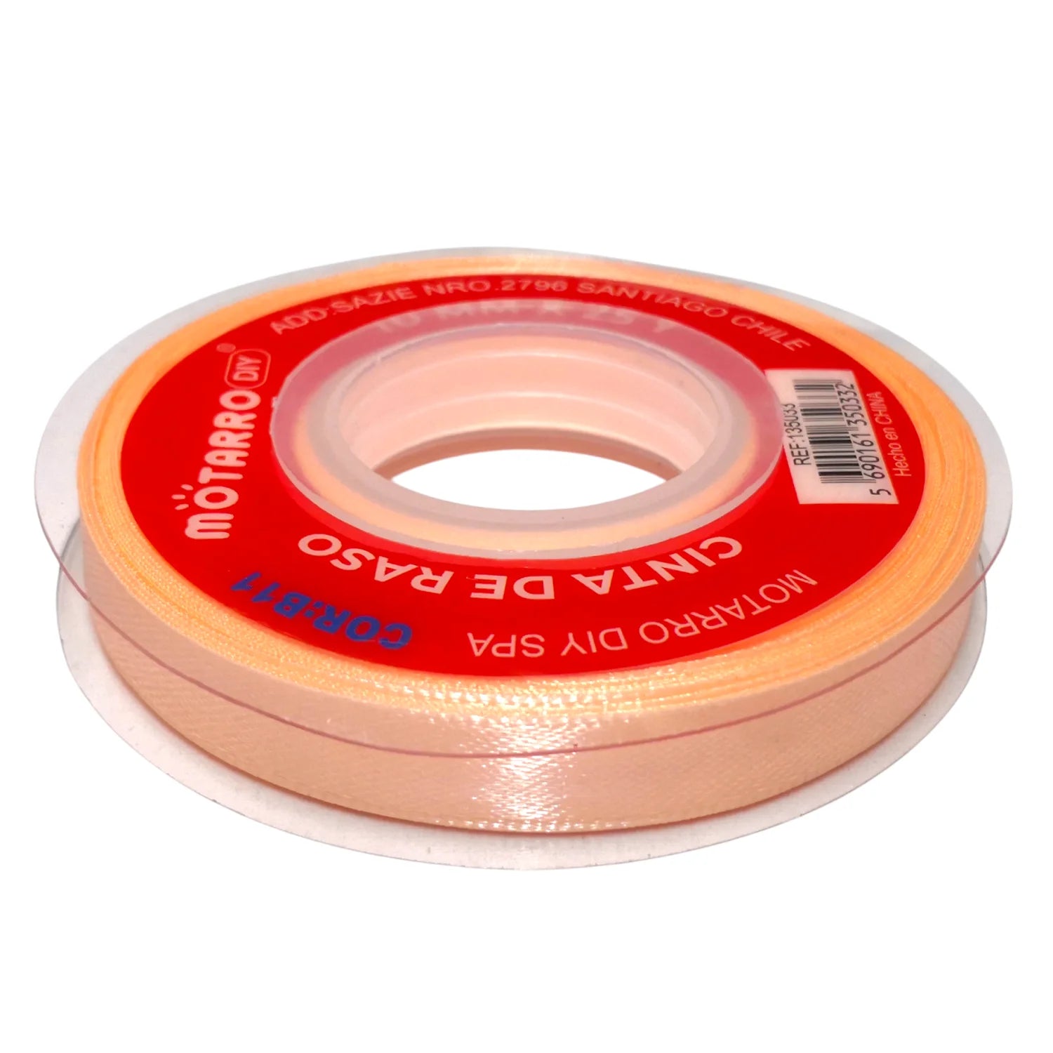 cinta de tela raso 1cm piel