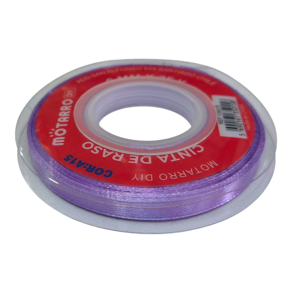 cinta de tela 6mm lila