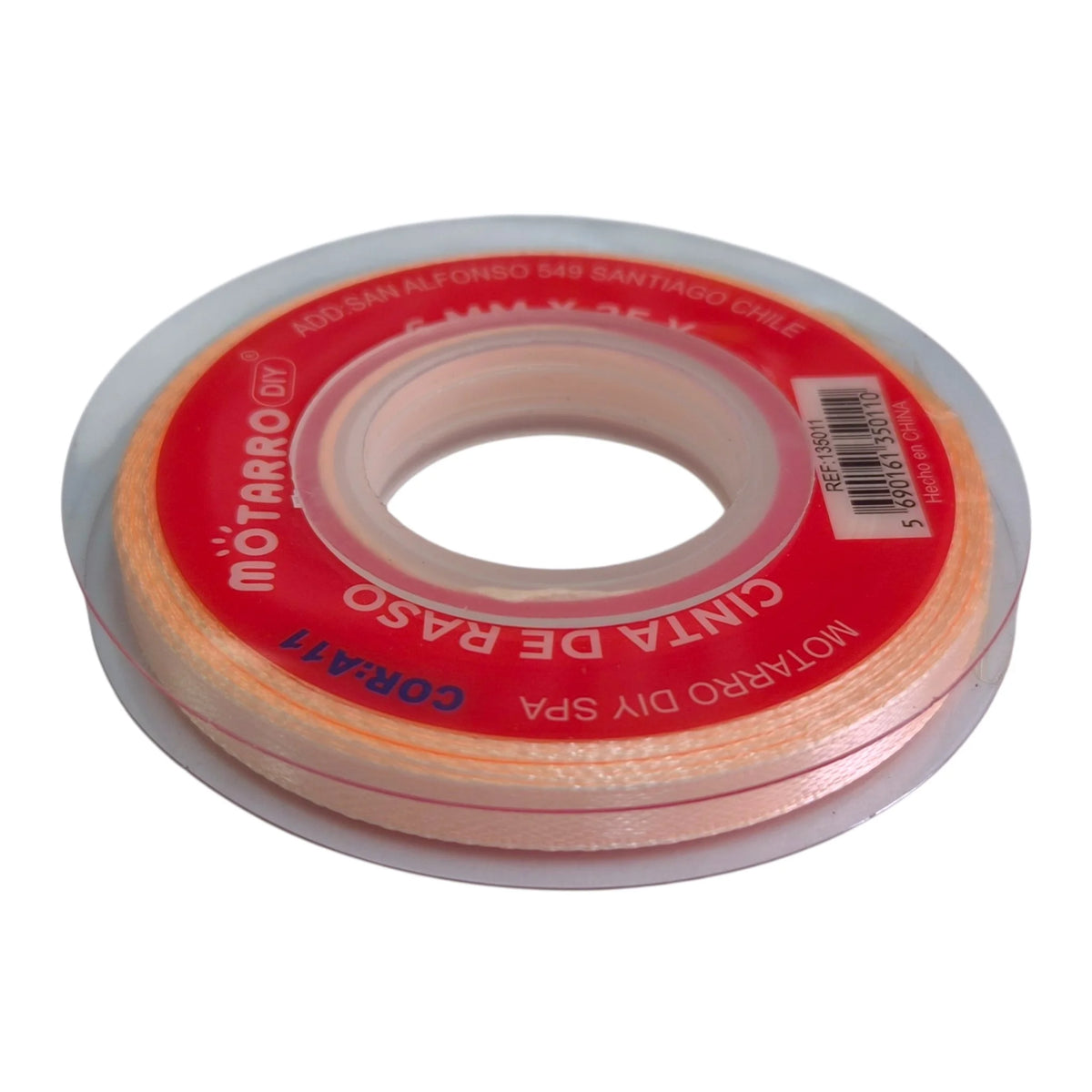 cinta de tela 6mm piel