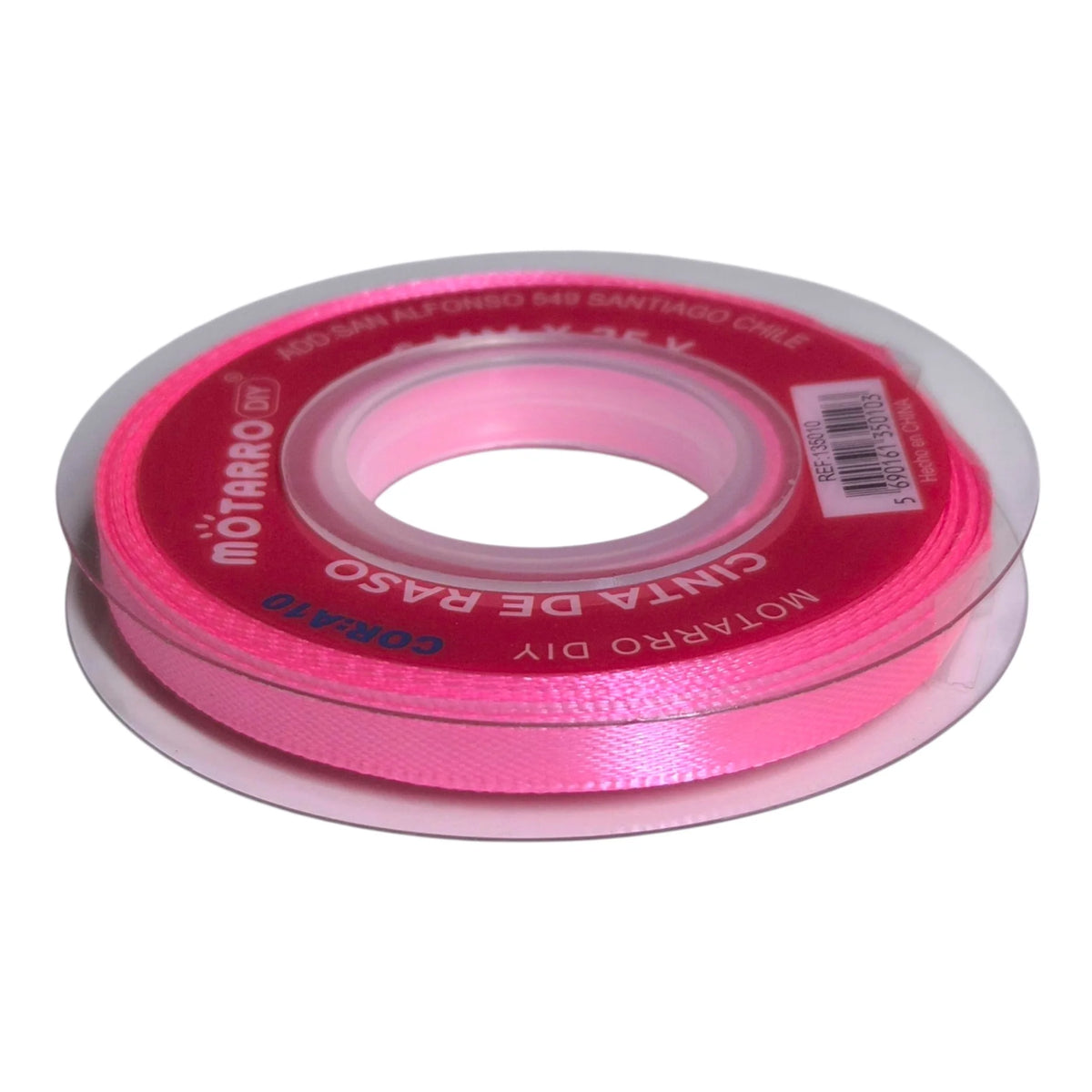 cinta de tela 6mm rosado