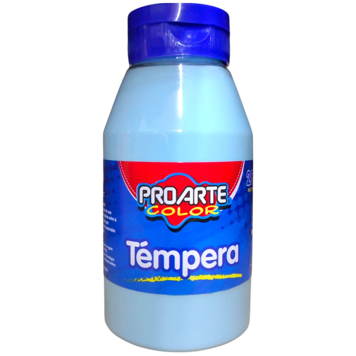 témpera 250ml celeste