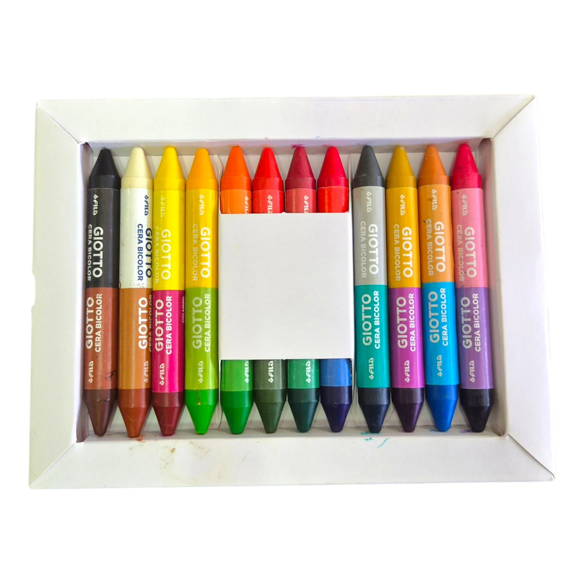 lapices de cera 24 colores giotto