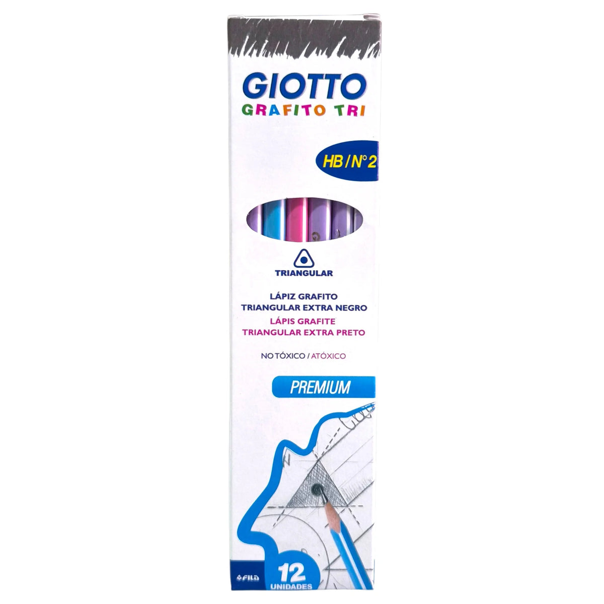 lápices grafito giotto de colores