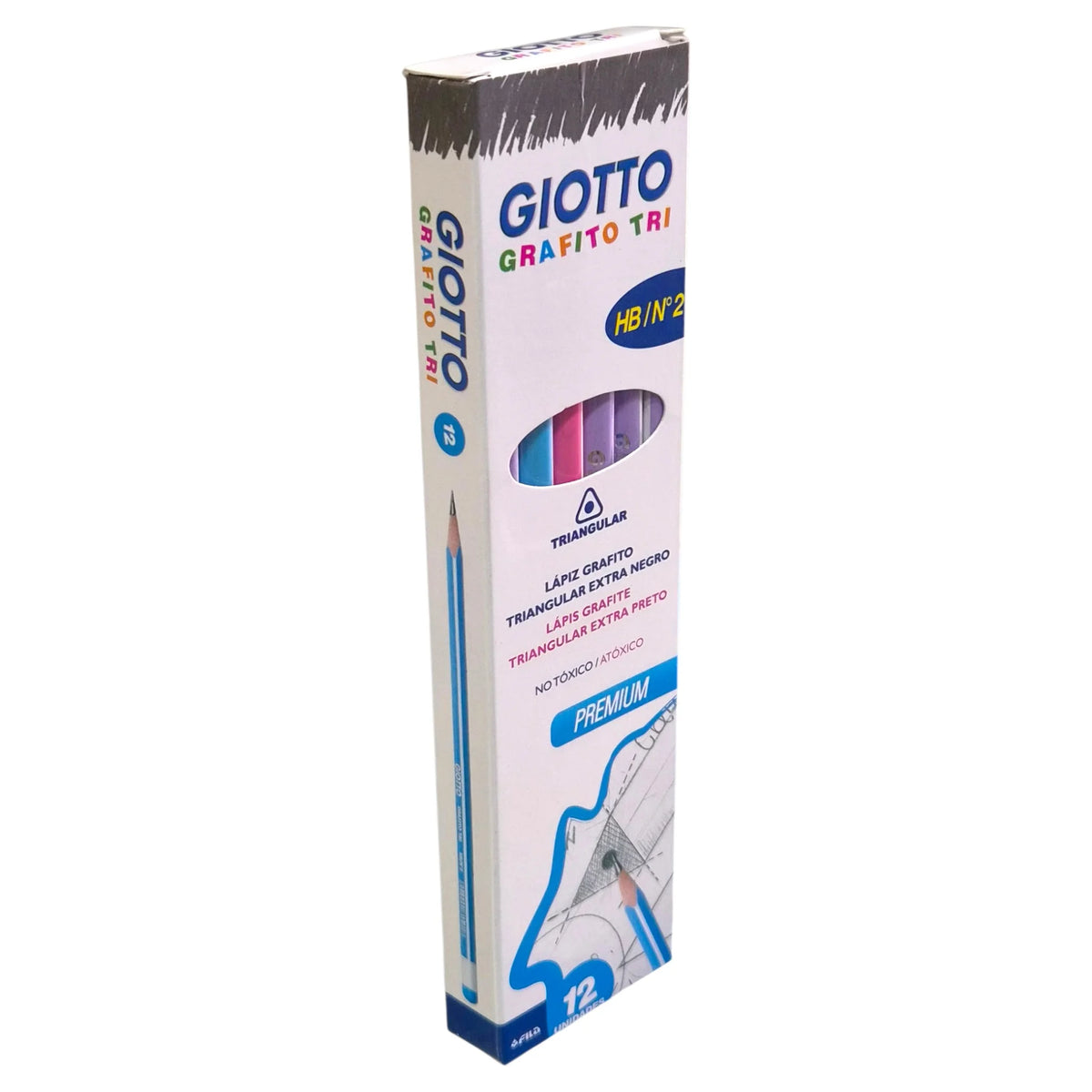 caja lapices grafito giotto