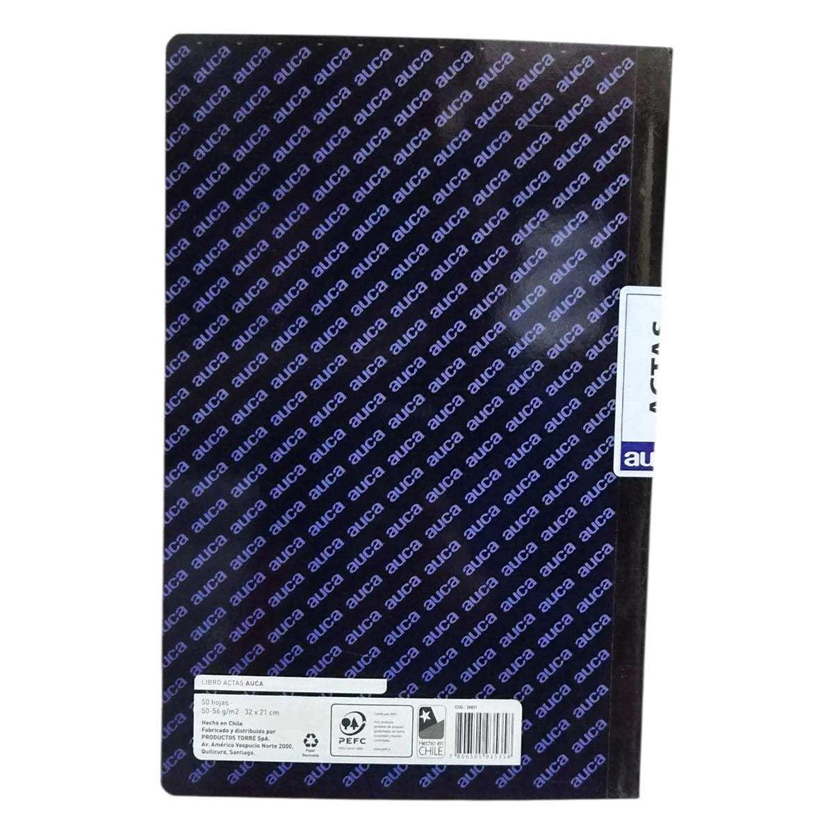 libro lineal de actas 50 hojas