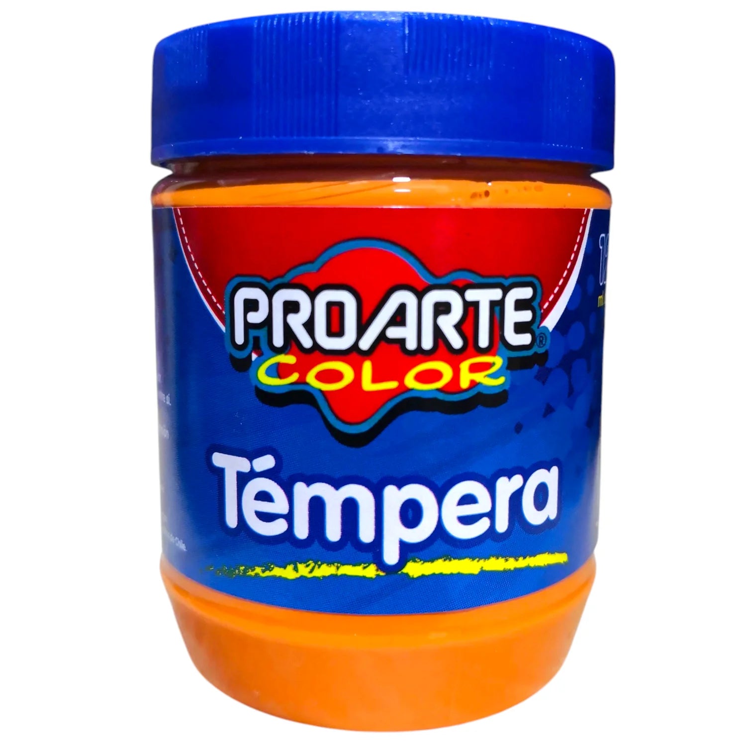 témpera 120ml naranja