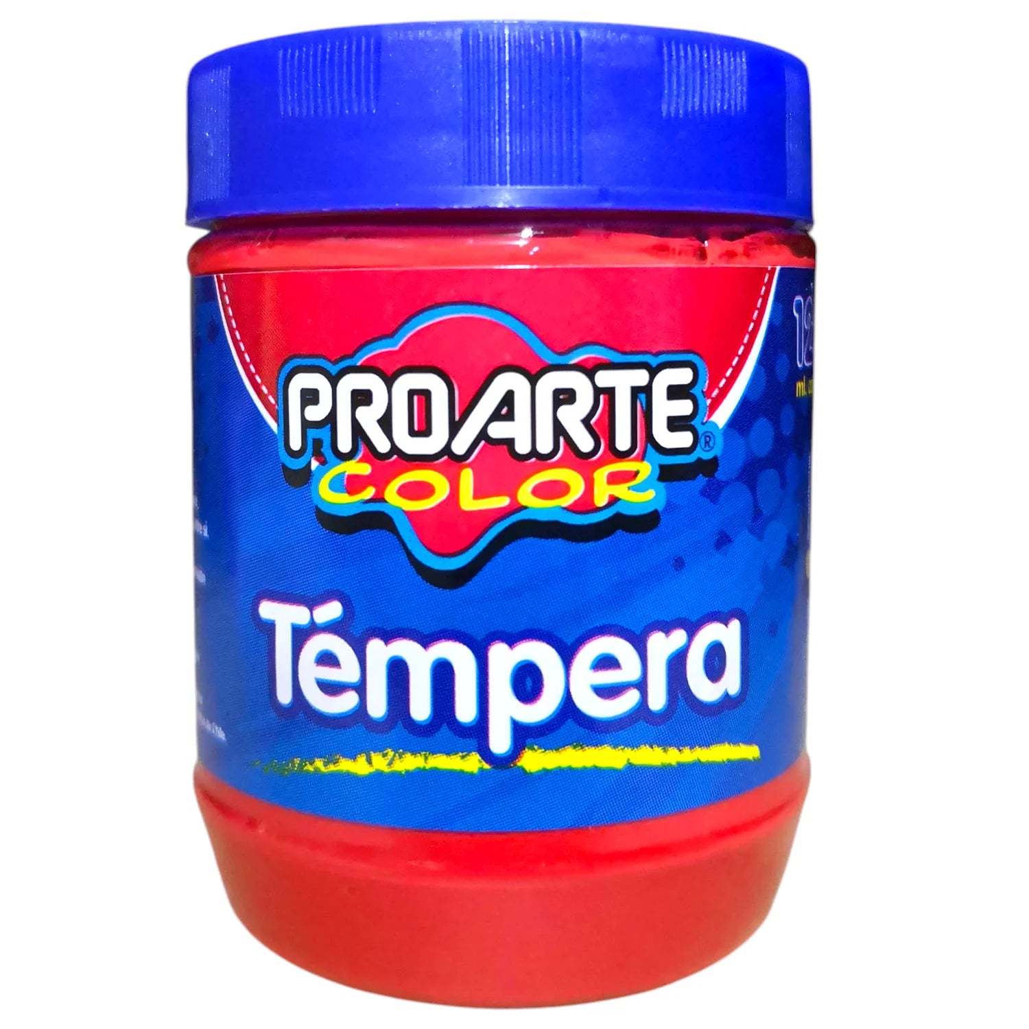 témpera 120ml rojo bermellón