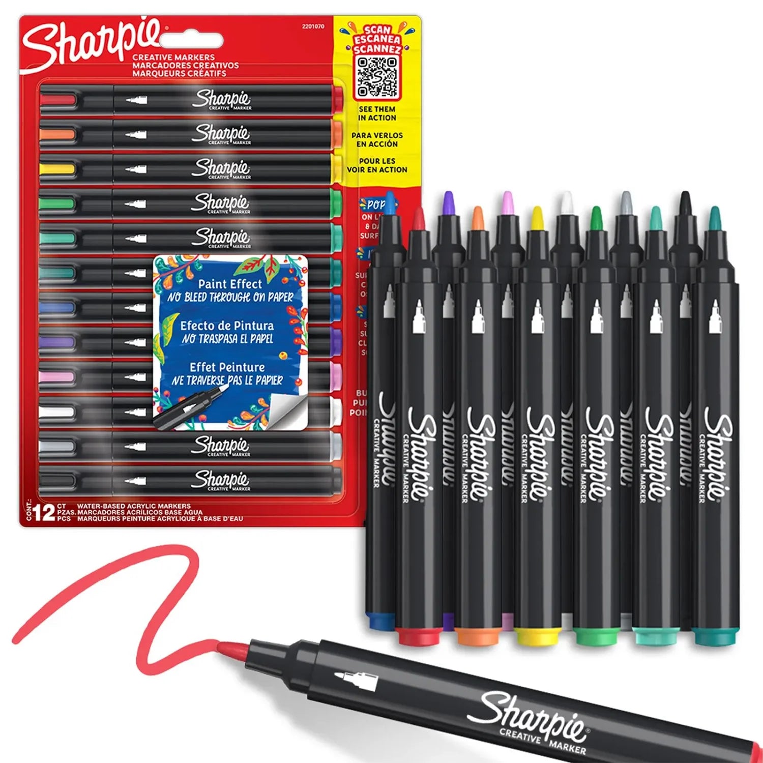 marcadores acrílicos