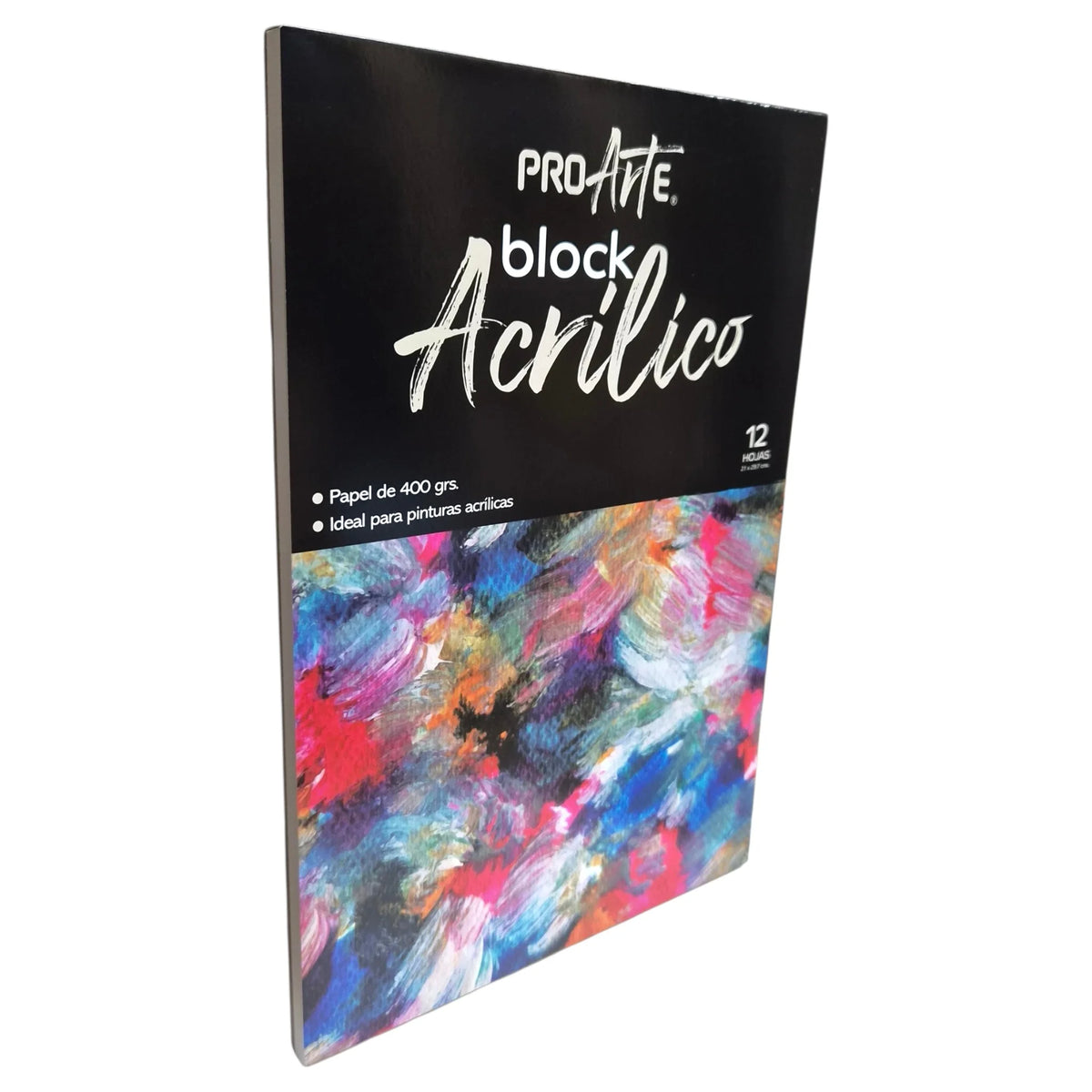 block para acrilico 12 hojas 400gr