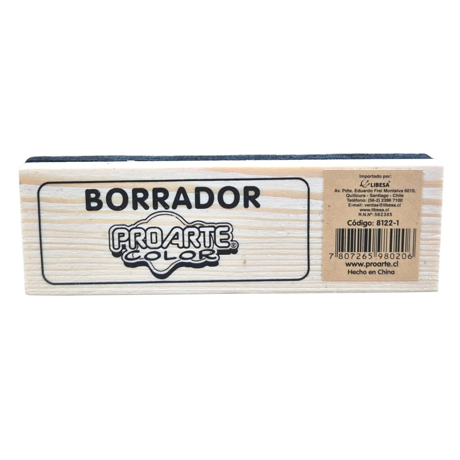 borrador de madera proarte