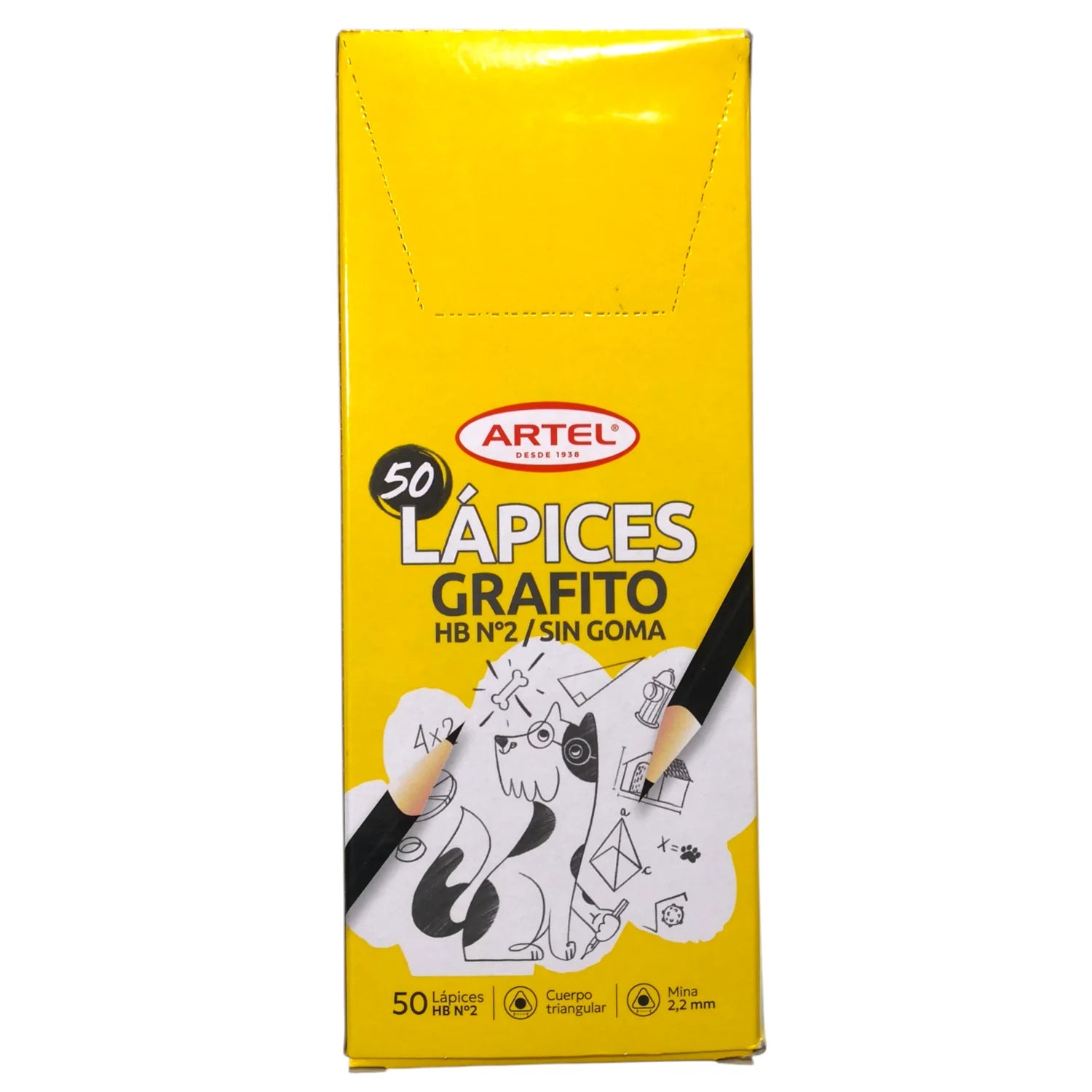 lápices grafito artel