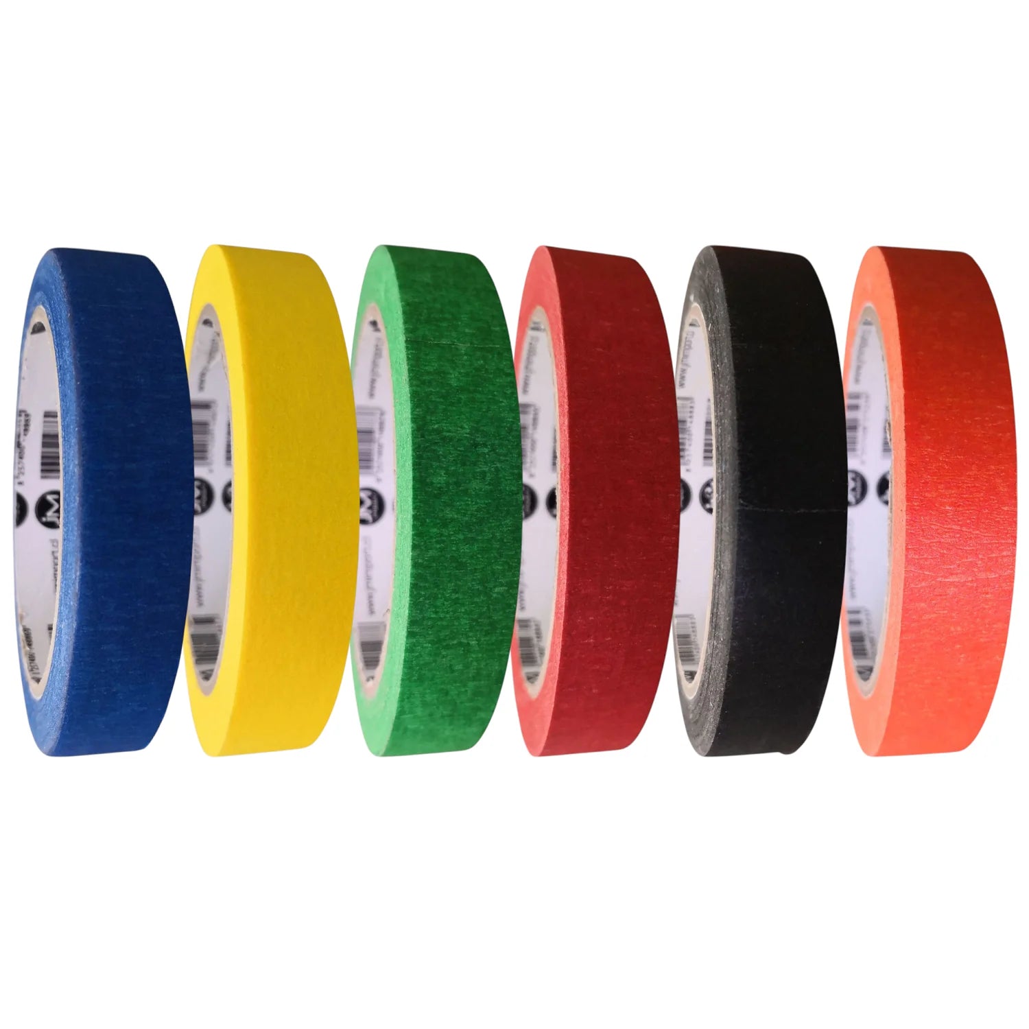 cinta masking tape colores 18 mm x 30 mt