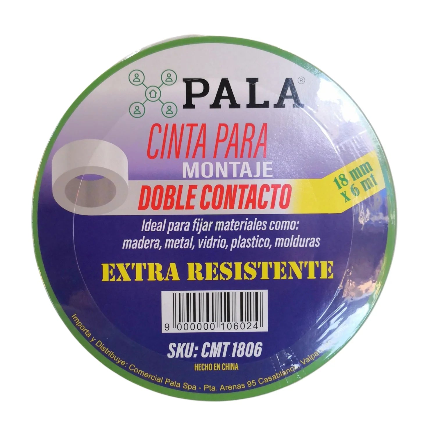 cinta doble contacto