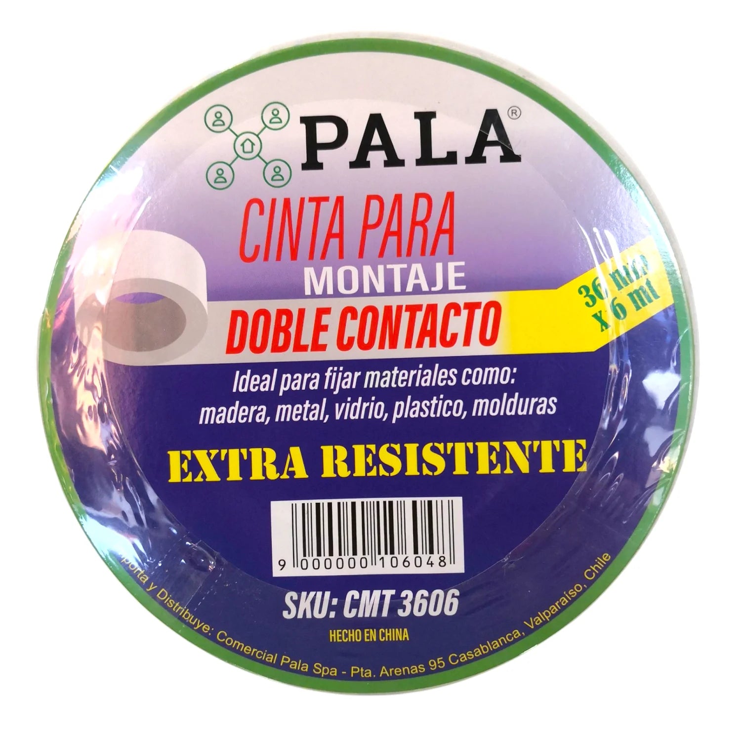 cinta doble contacto alta resistencia