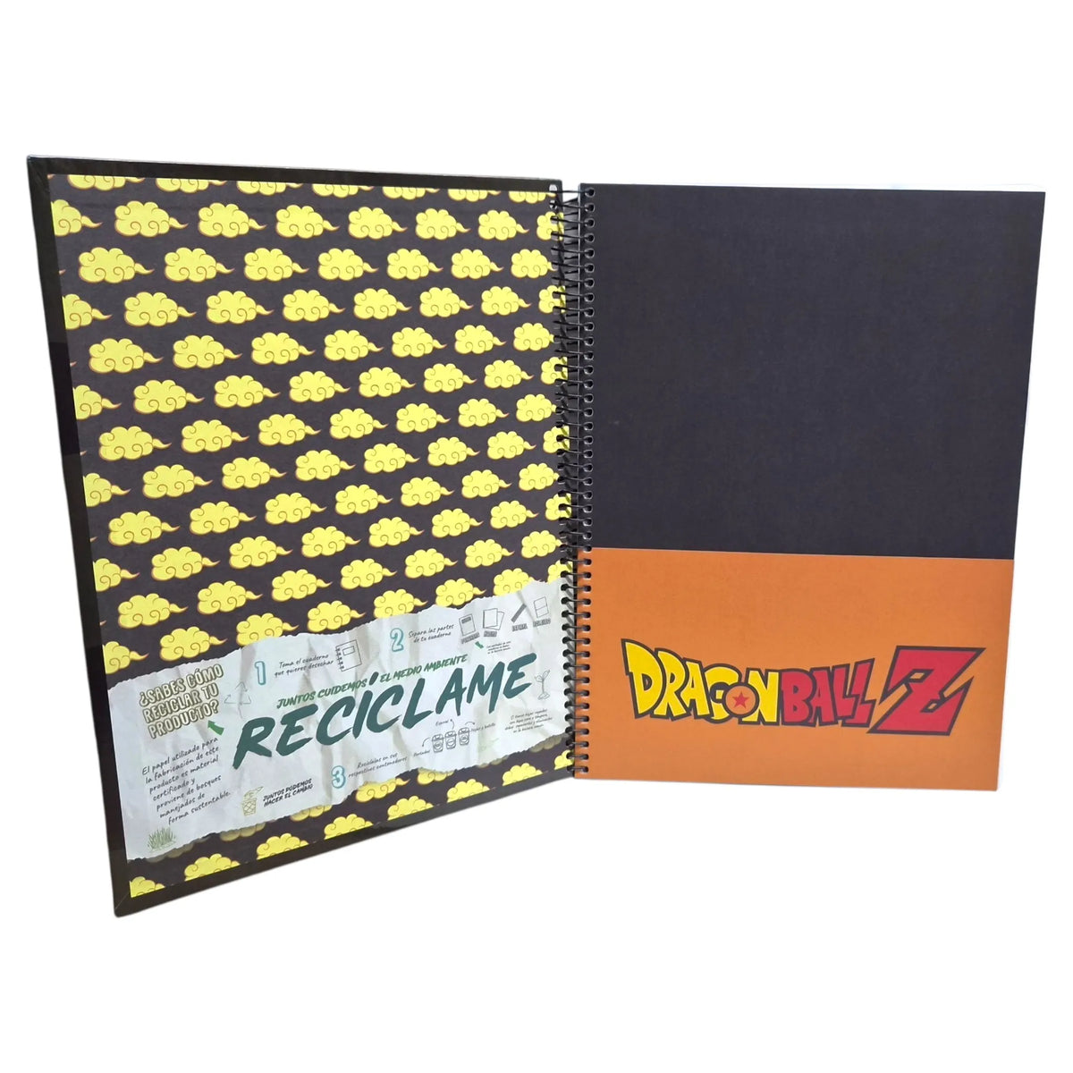 cuaderno dragon ball triple torre
