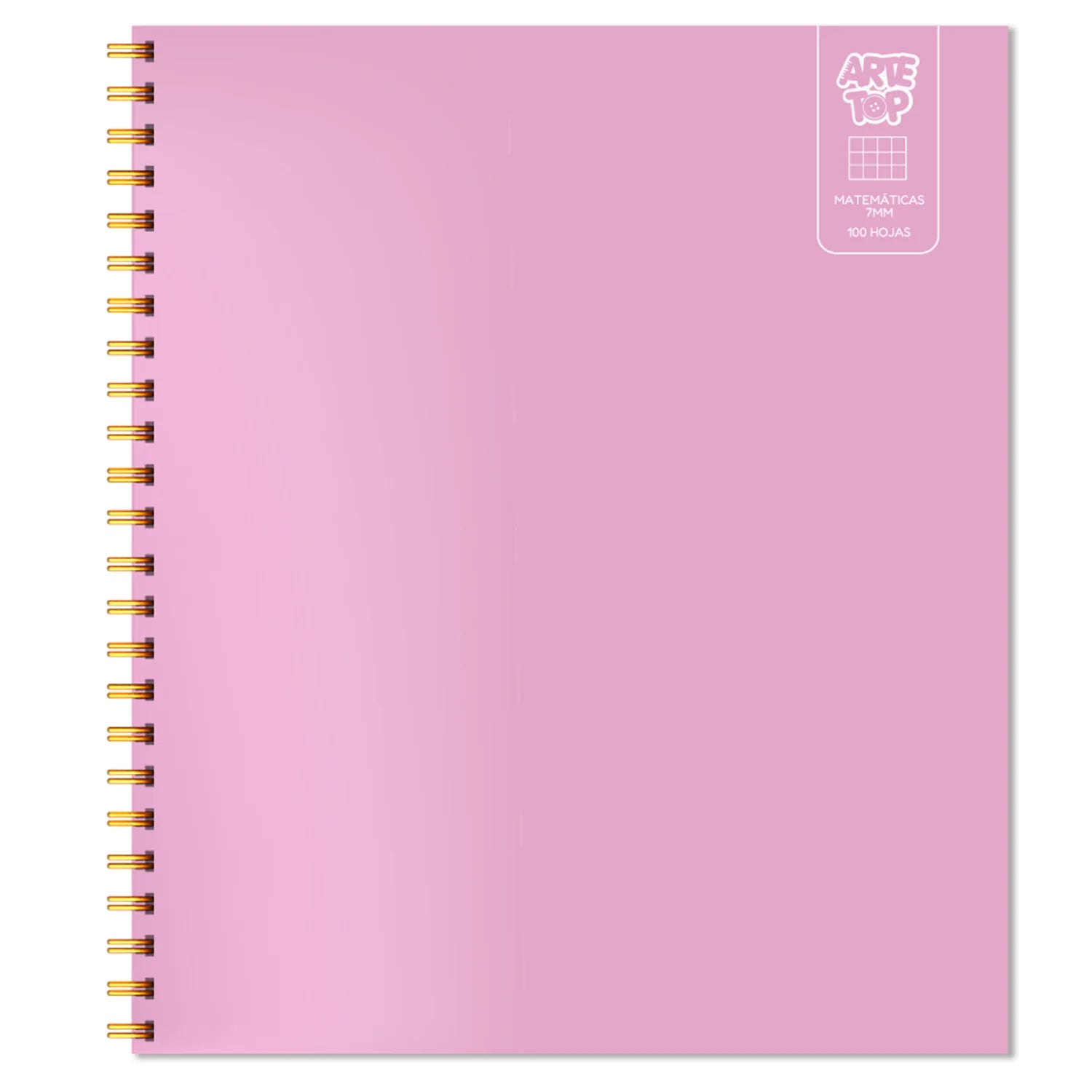cuaderno universitario pastel rosado artetop