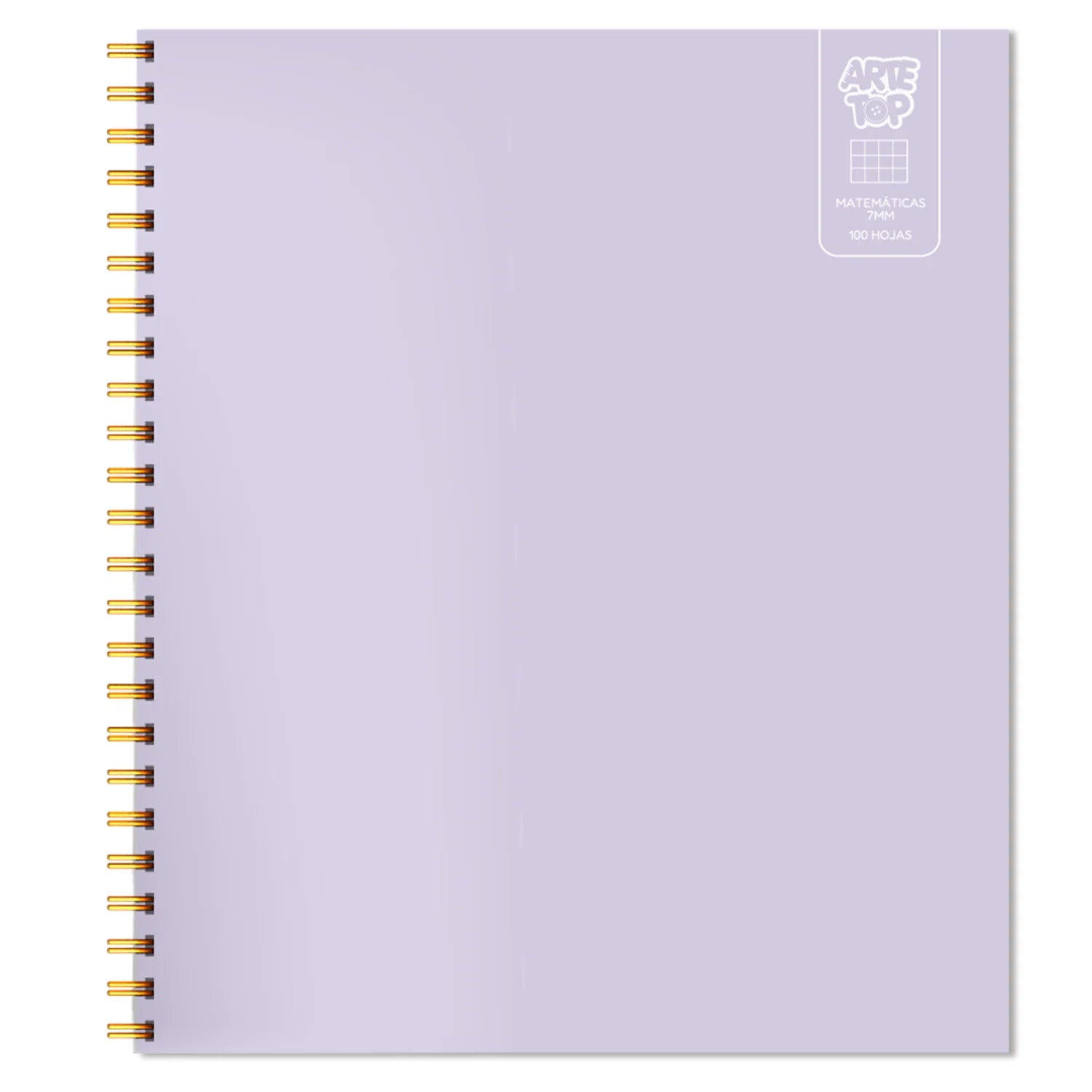 cuaderno universitario color pastel lila