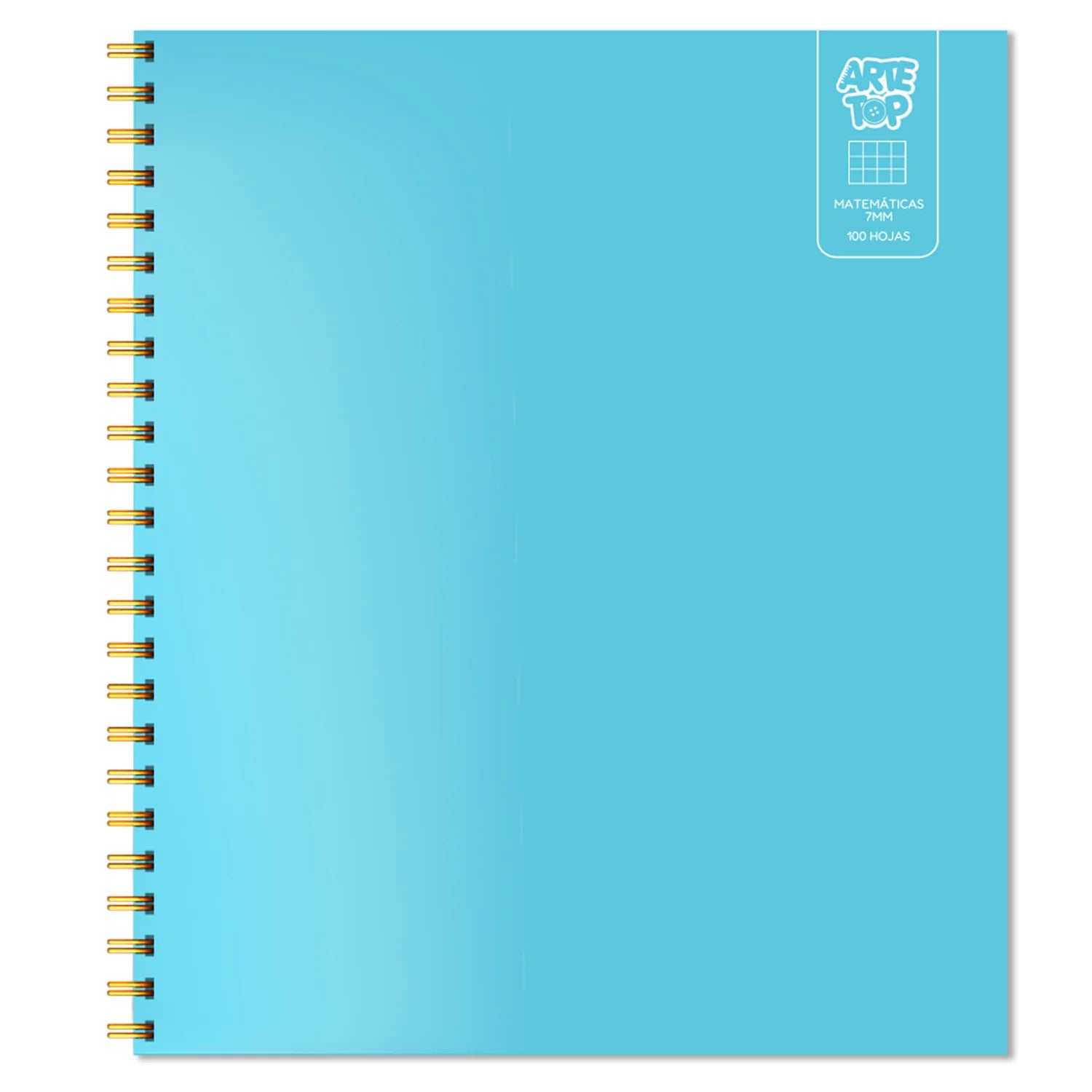 cuaderno universitario color pastel celeste