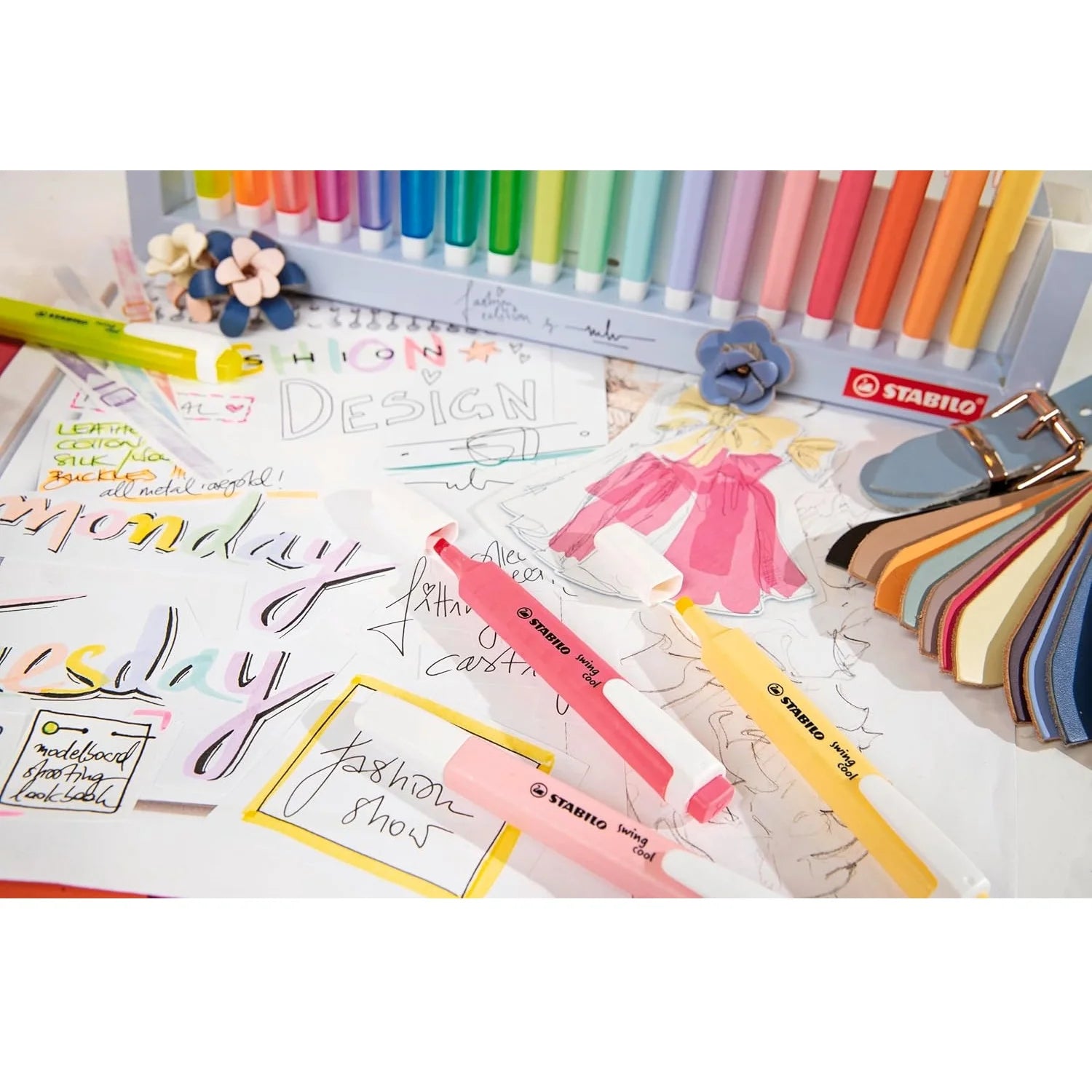 destacadores stabilo swing cool