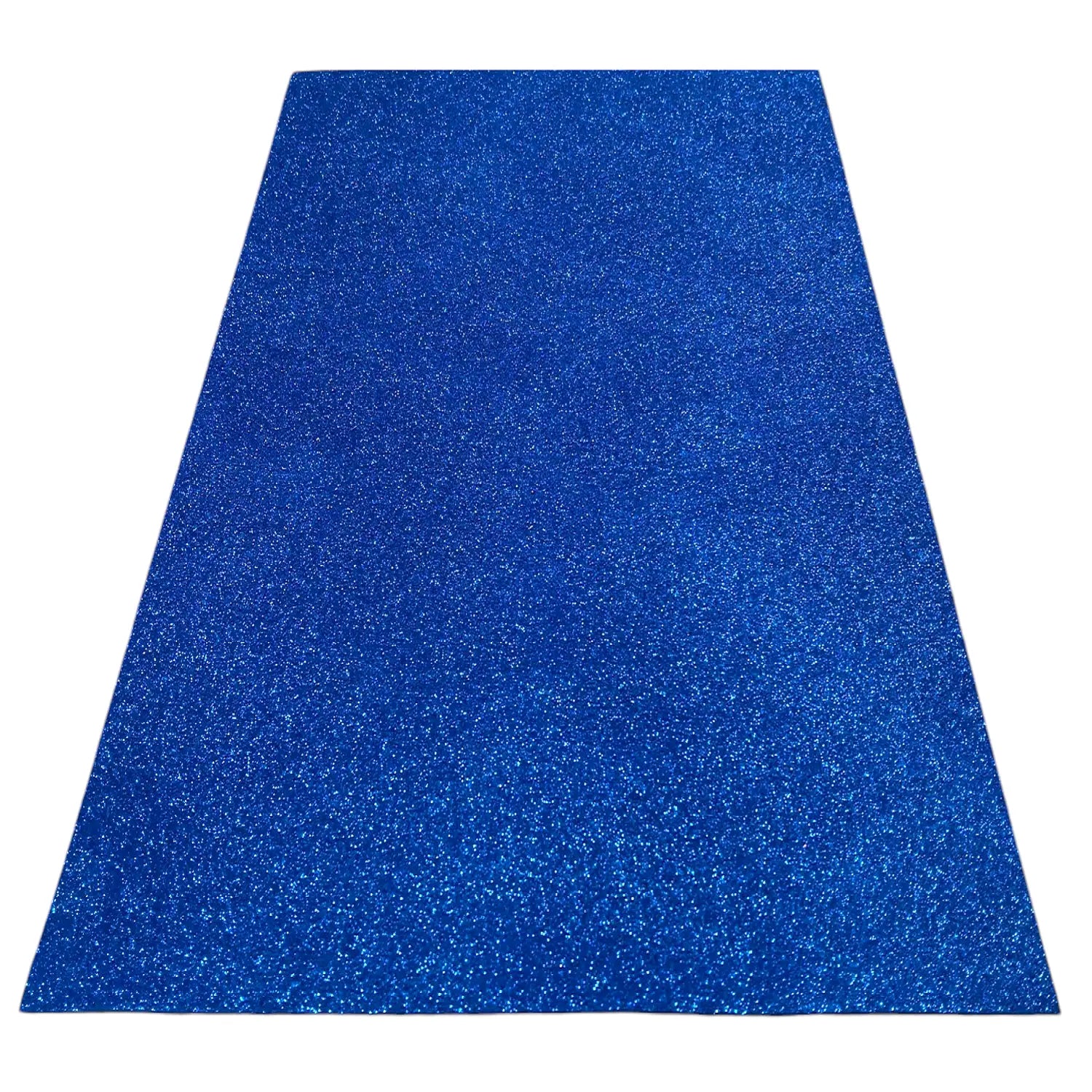 goma eva glitter azul