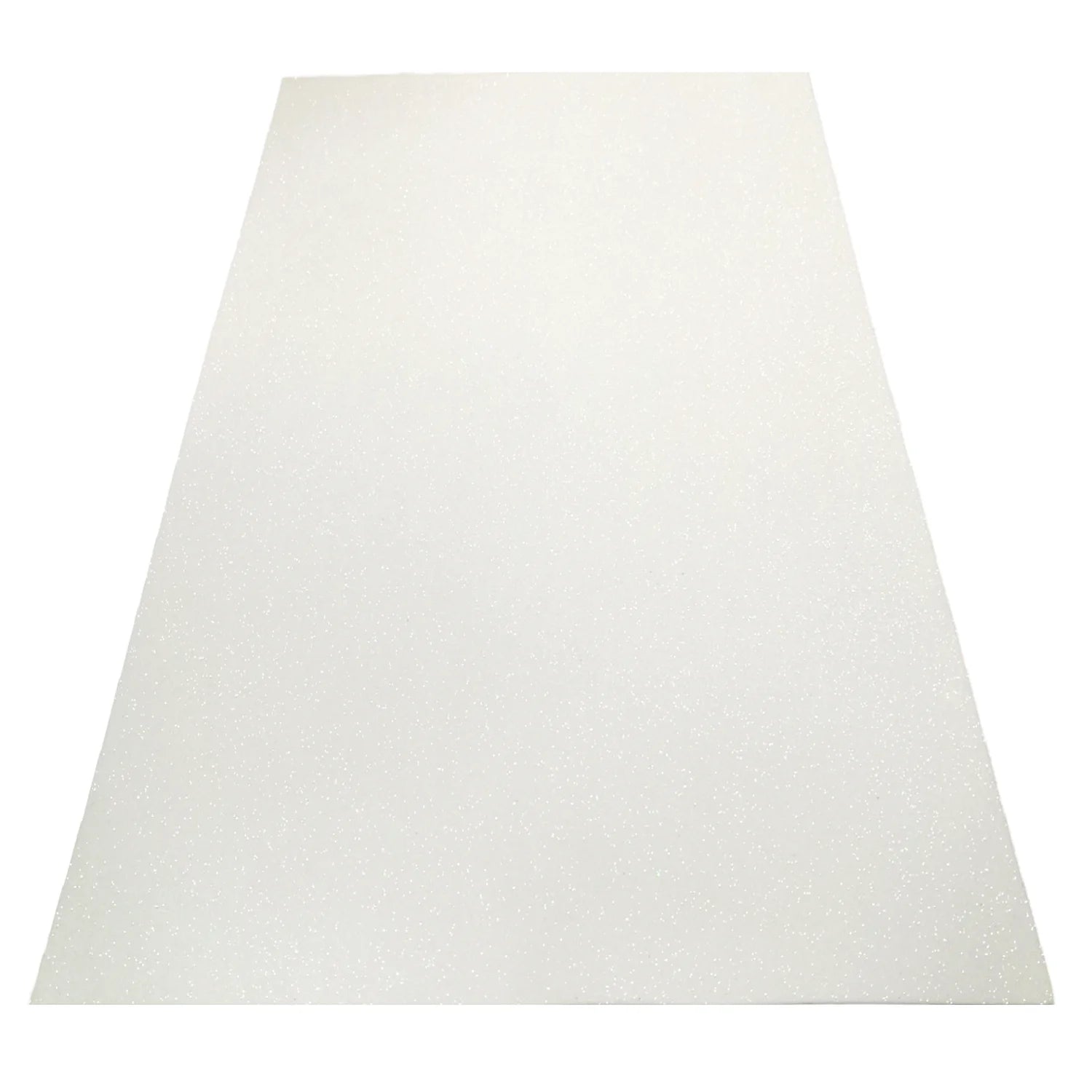 goma eva glitter blanca