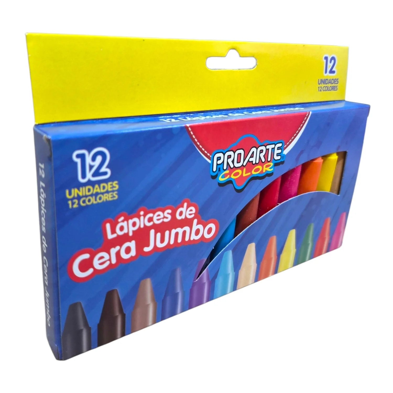 13022-2 lápices de cera proarte 12 colores