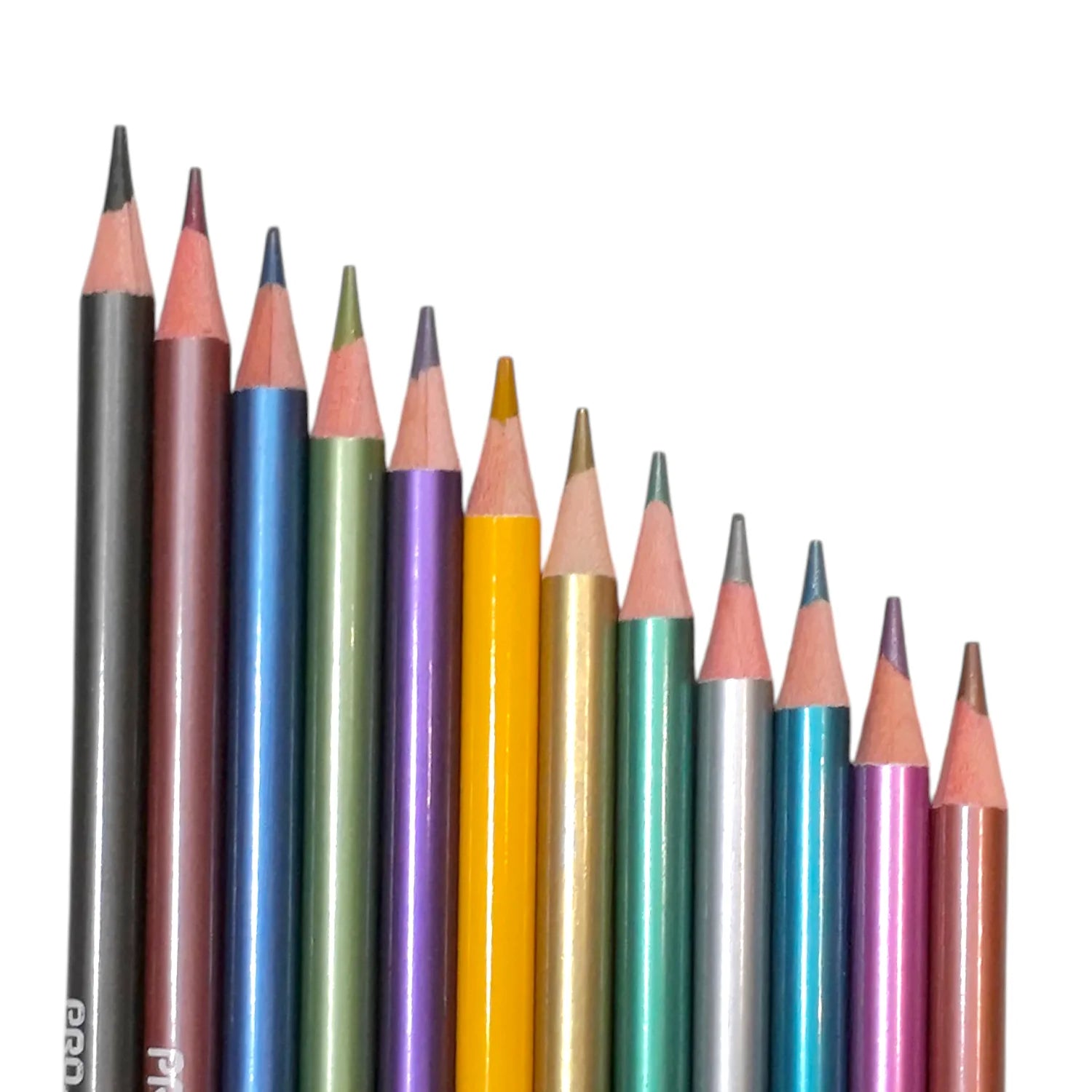 lapices de colores metalizados