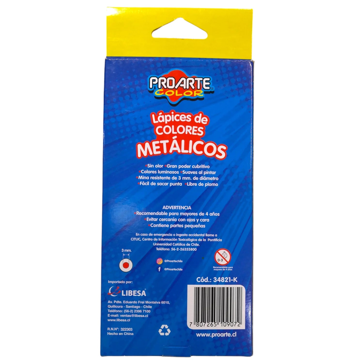 lapices metalicos de madera