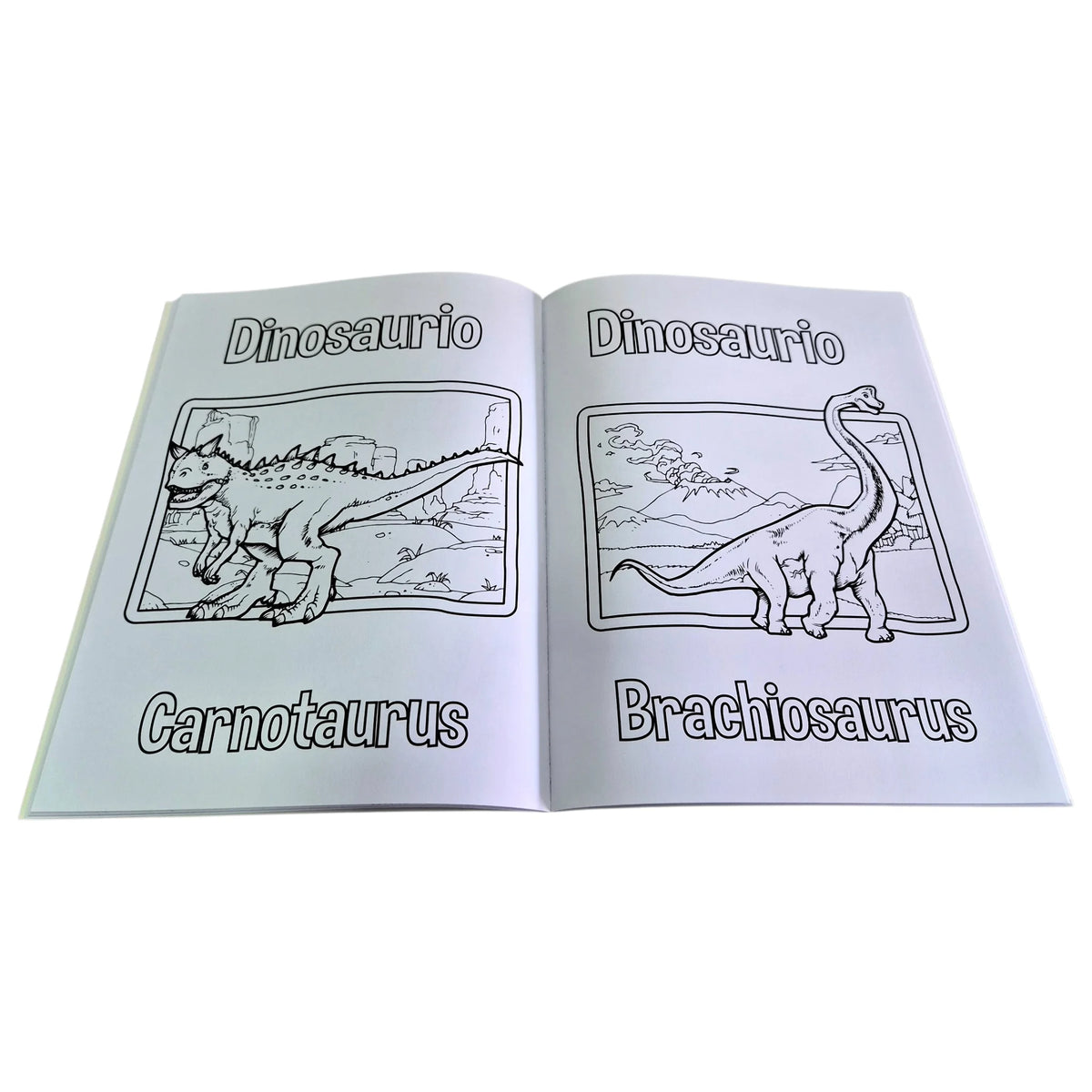 libro para colorear dinosaurios