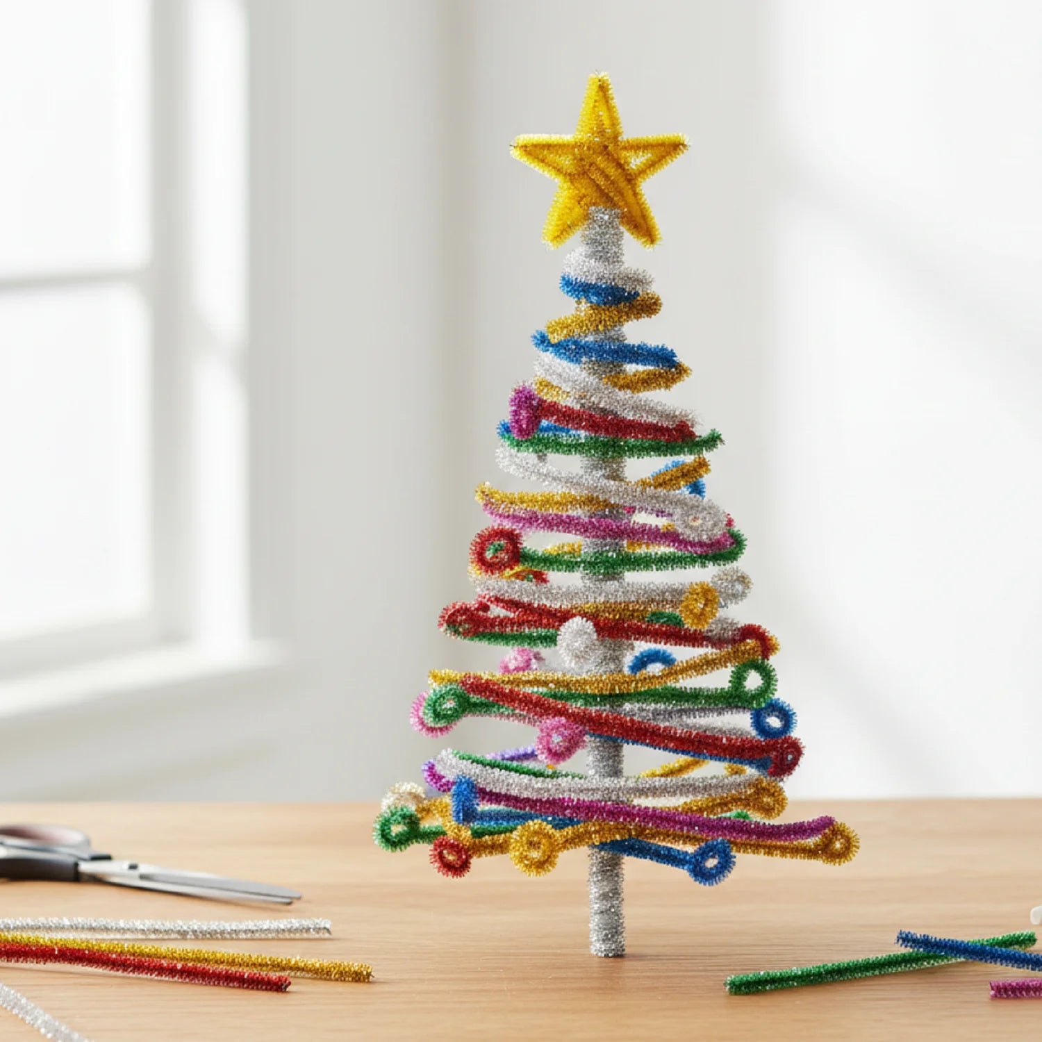 manualiadad con limpia pipas metalizados