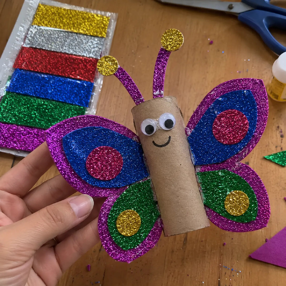 glitter de colores