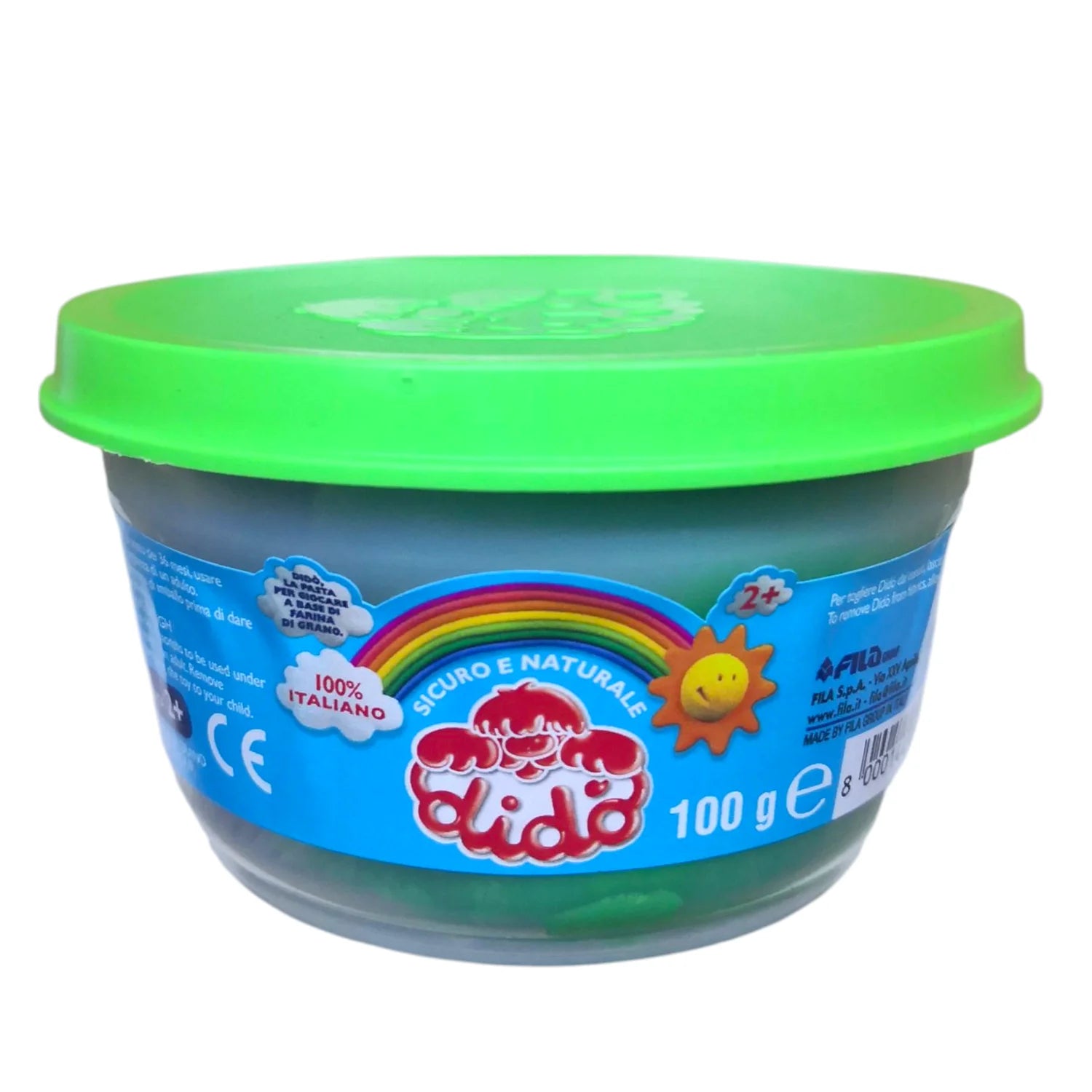 masa para modelar dido 100g verde