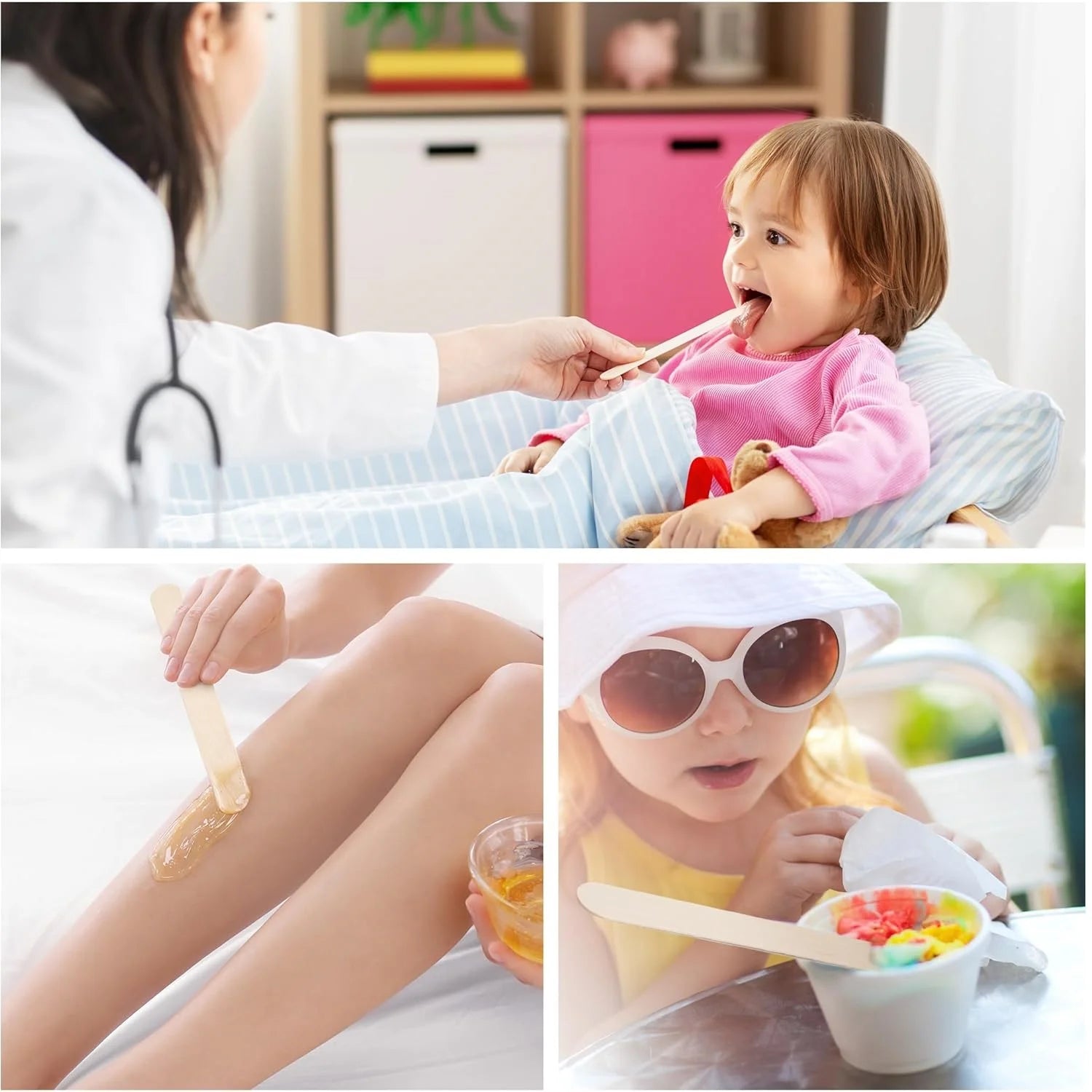 palos de helados gruesos