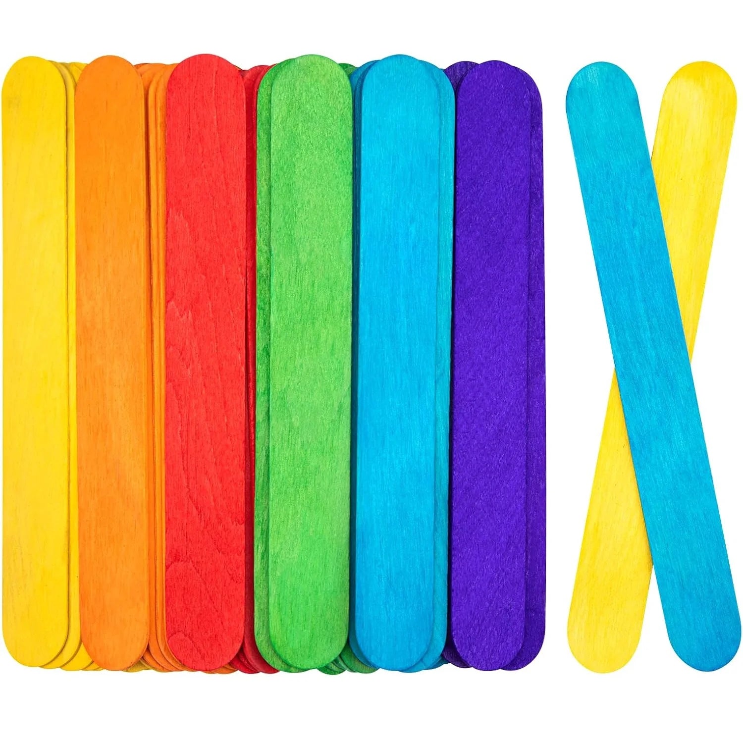 palitos de helado gruesos de colores