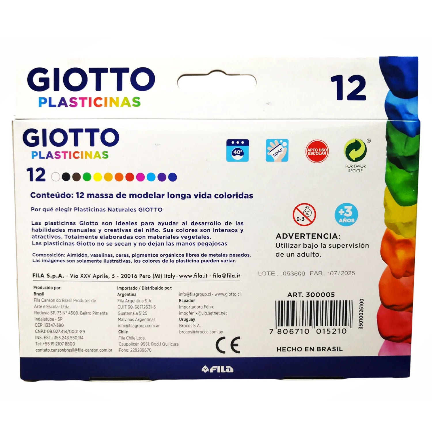 plastilina de colores