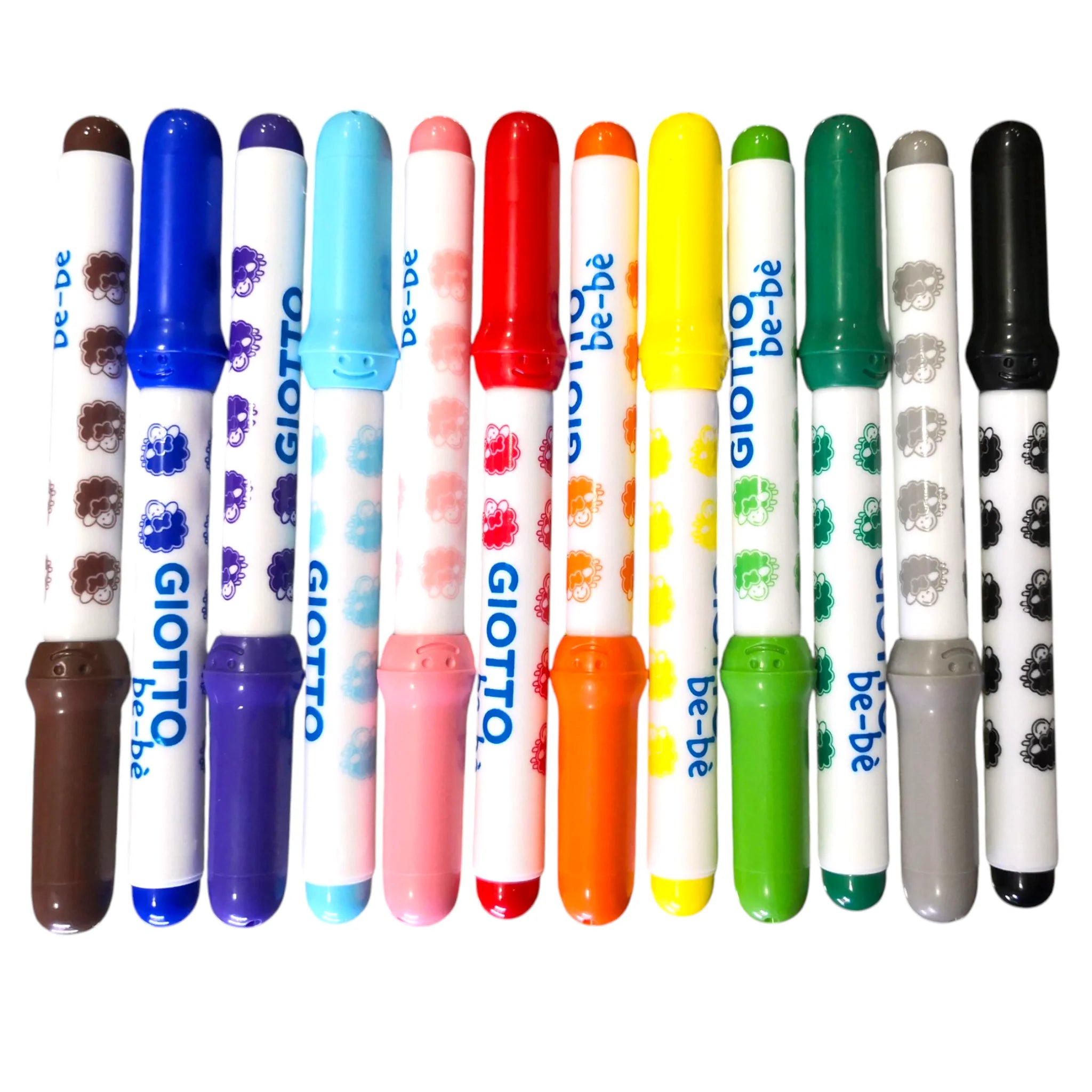 plumon giotto bebe 12 colores lavables