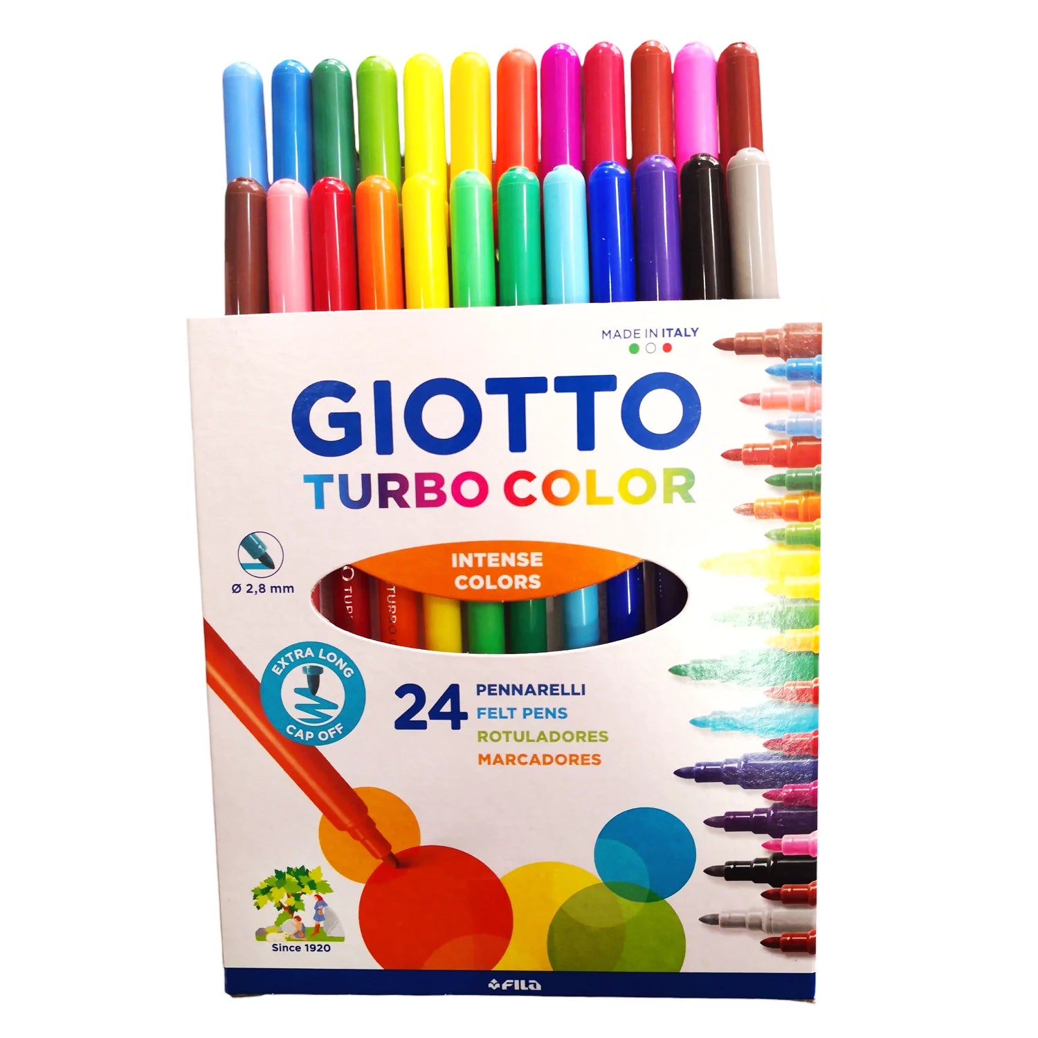 plumones giotto 24 colores