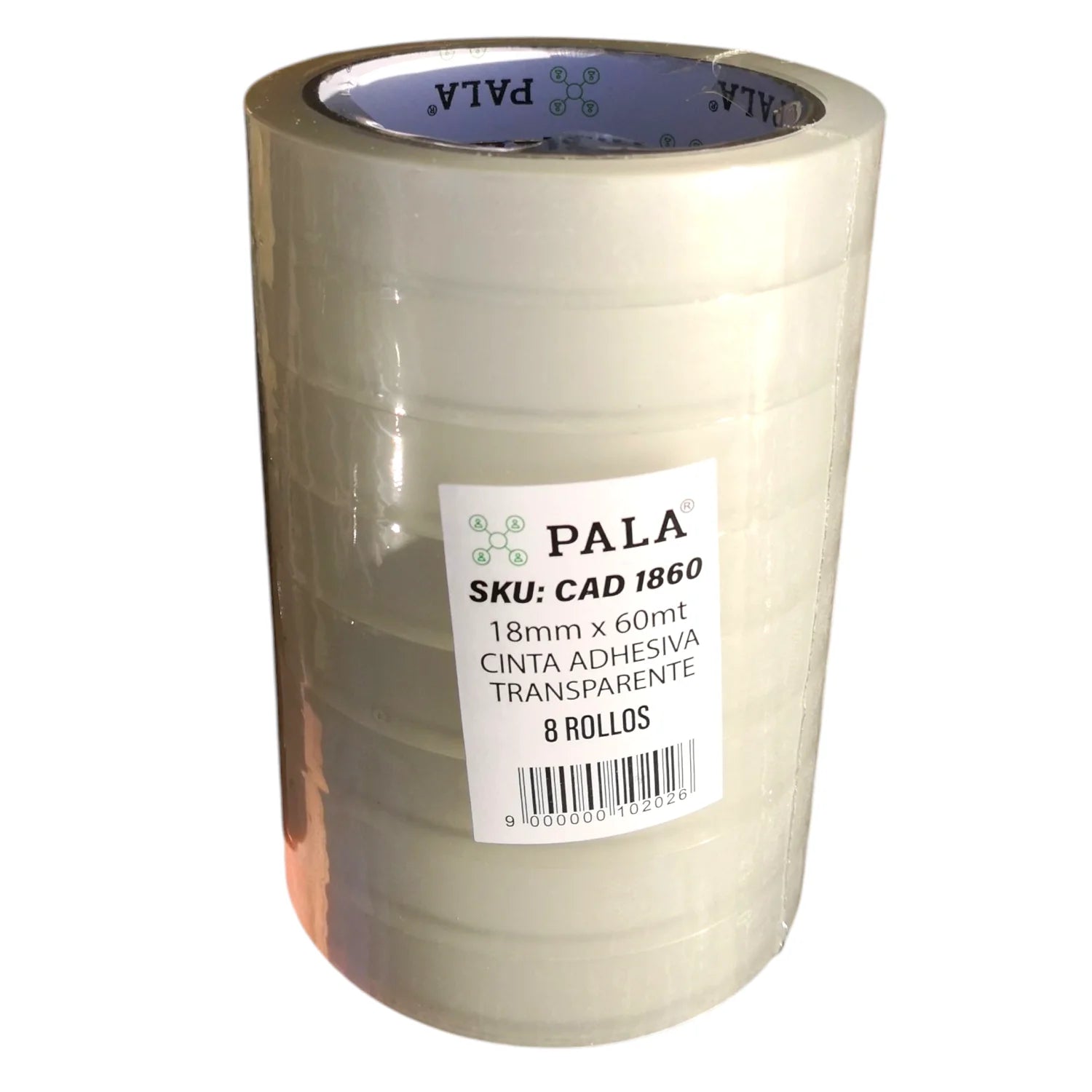 Cinta adhesiva 18mm 60mt 8un