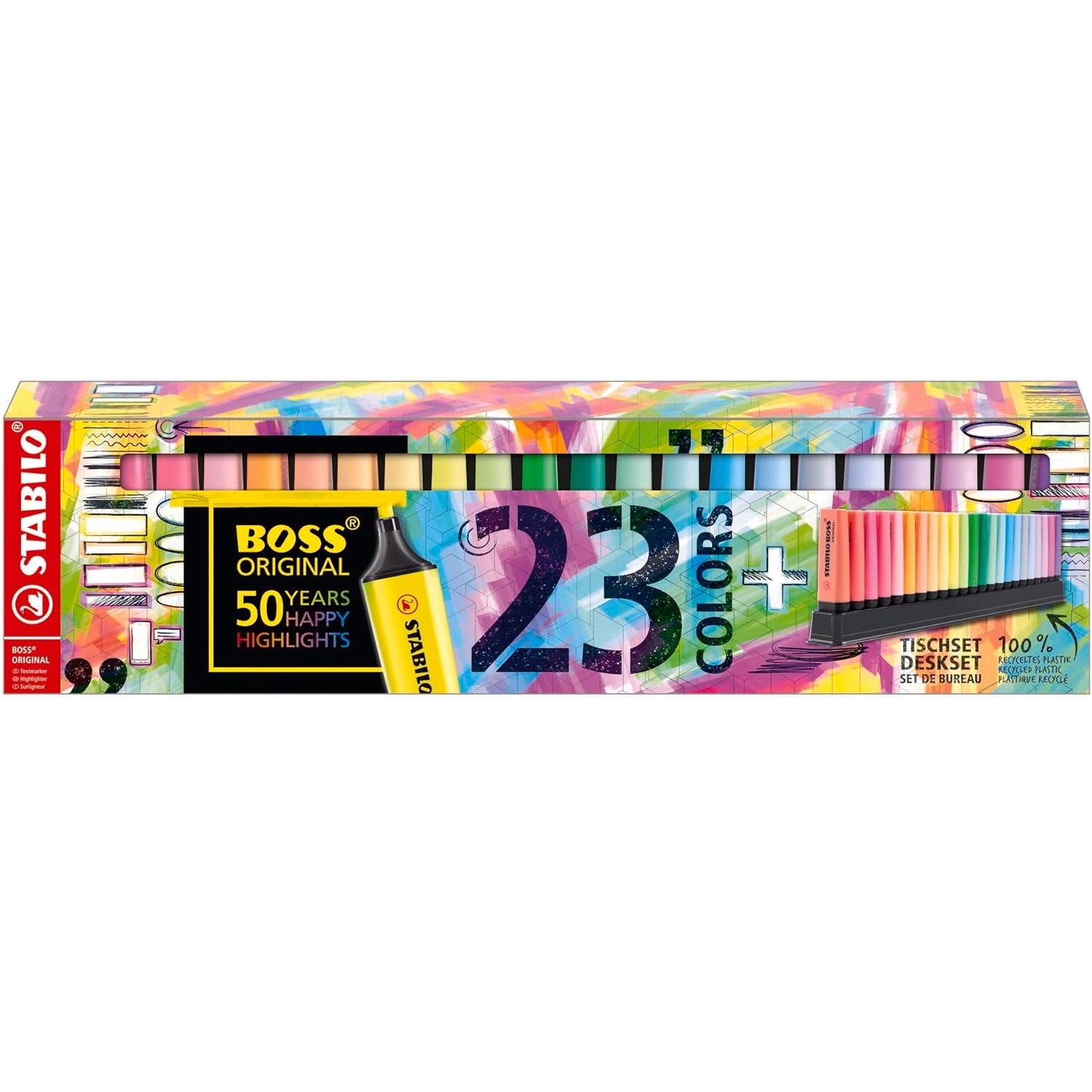 stabilo boss 23 colores